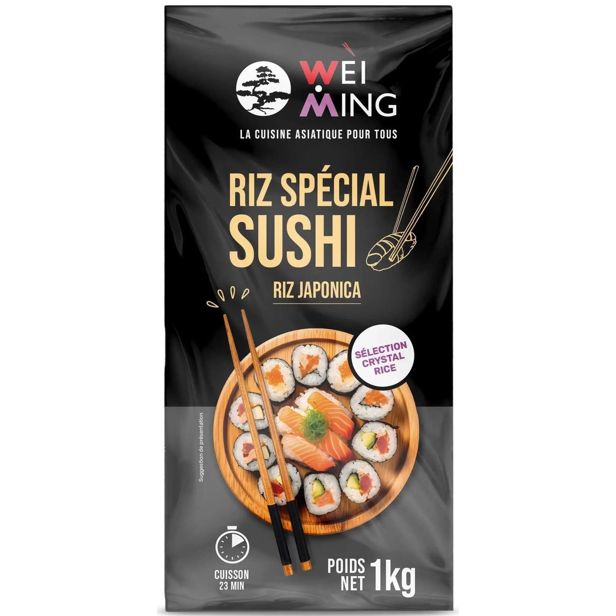 WEI MING Riz japonica spécial sushi