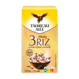 TAUREAU AILE Sélection 3 riz blanc rouge et sauvage