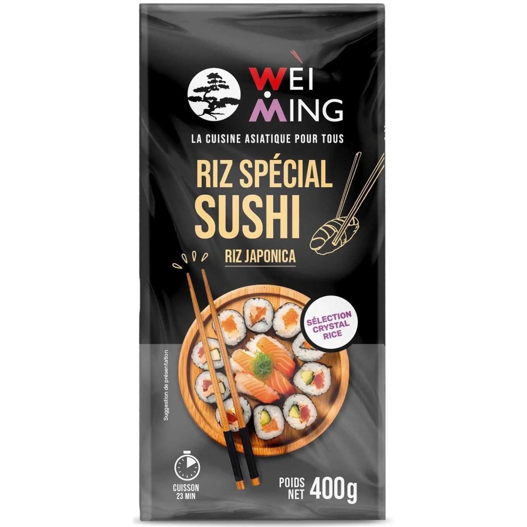 WEI MING Riz japonica spécial sushi