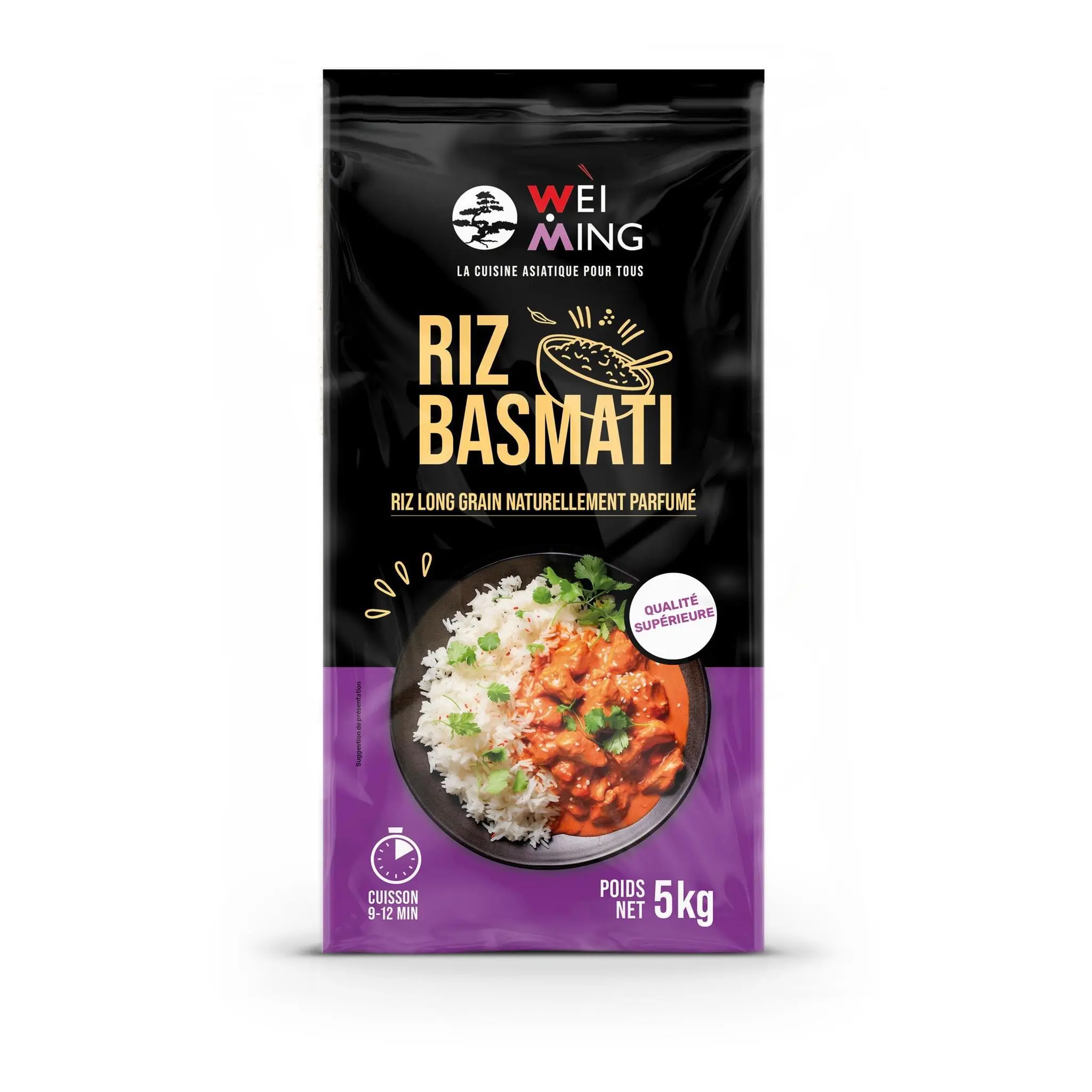 WEI MING Riz long basmati