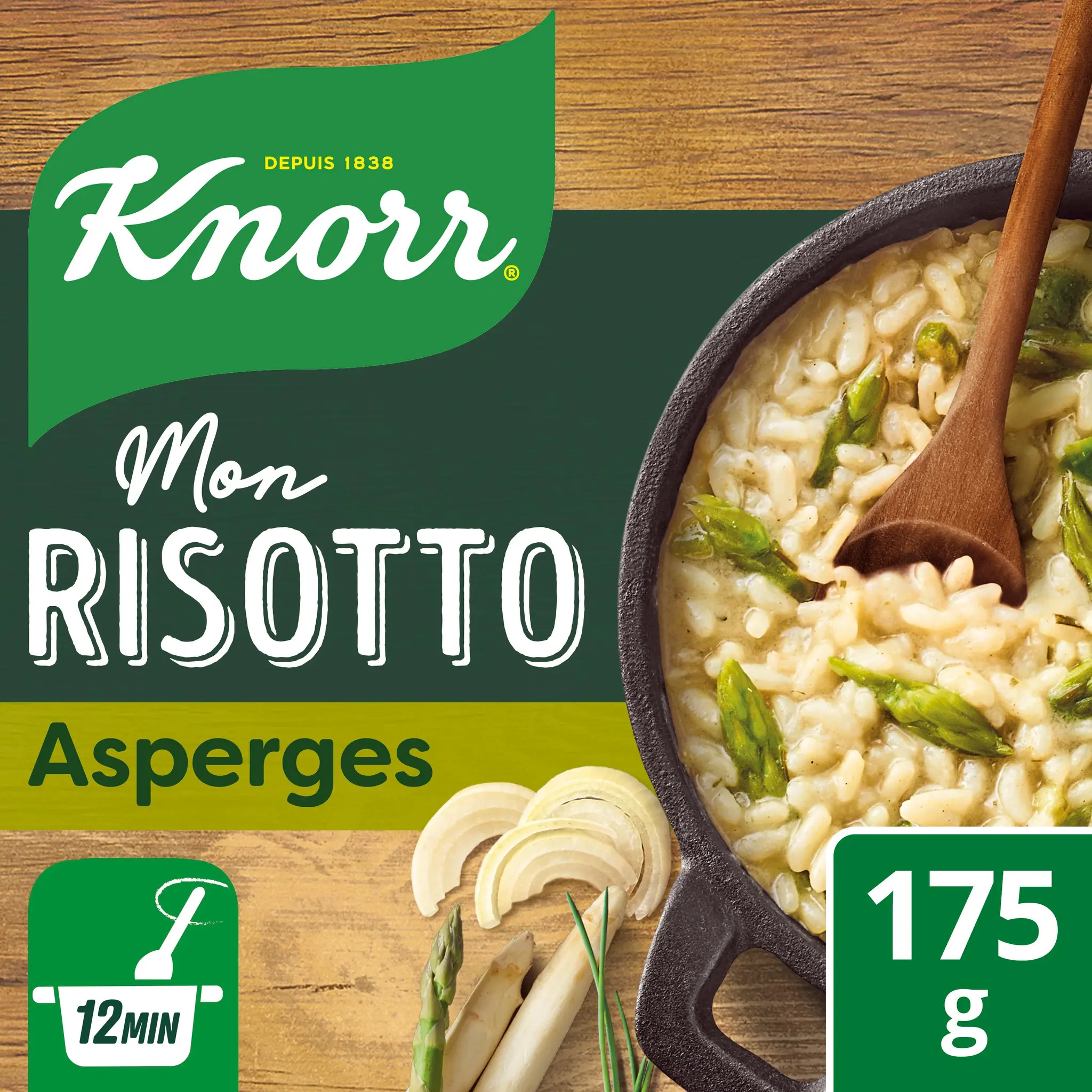 KNORR Riz Risotto aux asperges cuisson 12min sachet