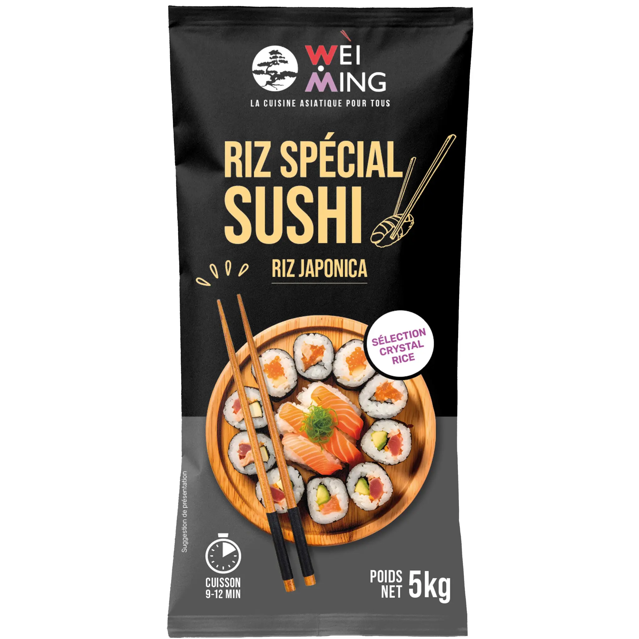 WEI MING Riz japonica spécial sushi