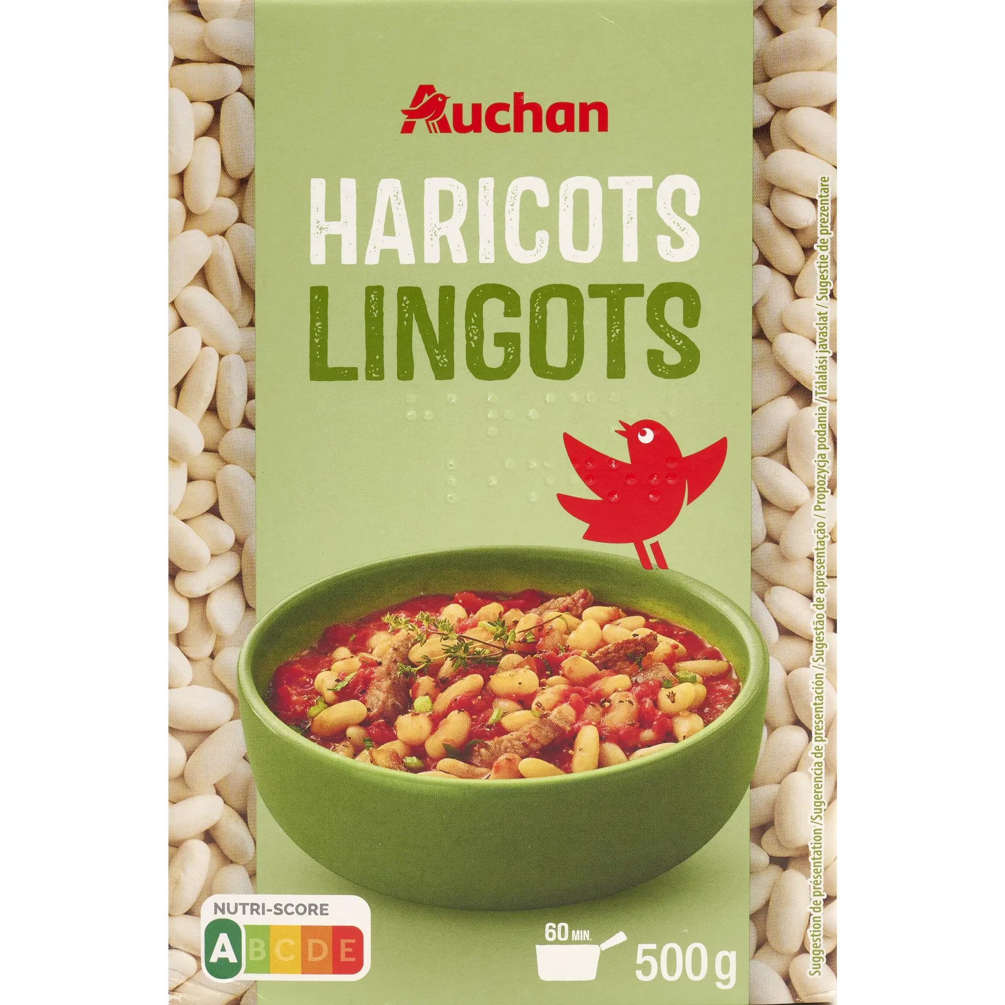AUCHAN Haricots lingots