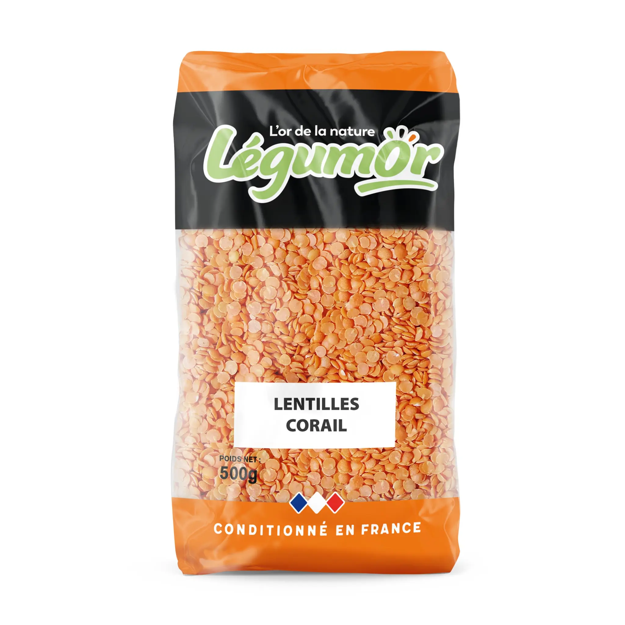 LEGUMOR Lentilles corail