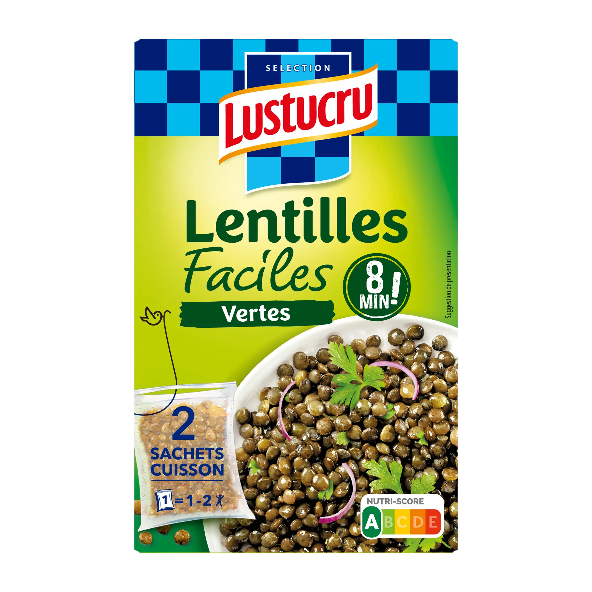 LUSTUCRU Lentilles verts faciles