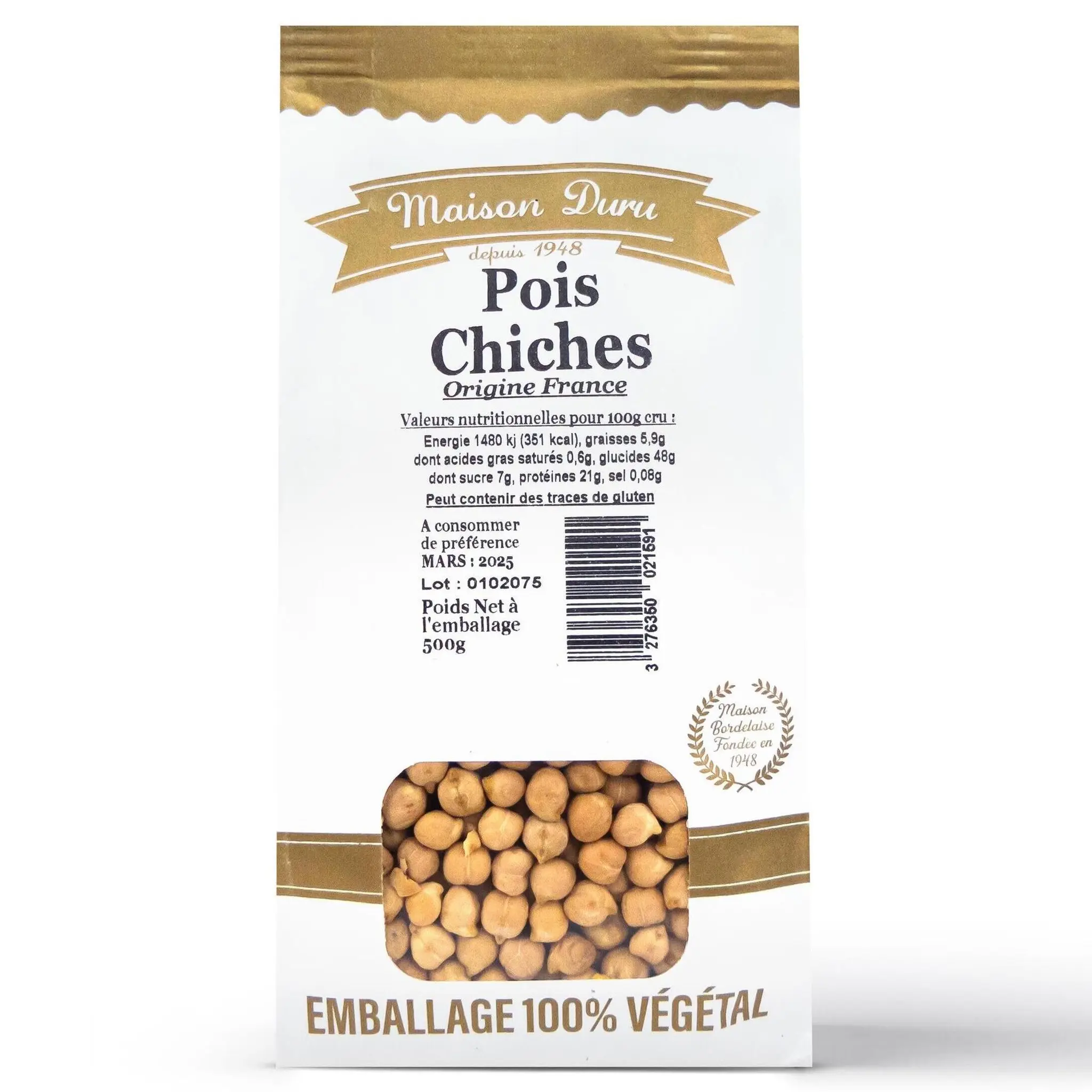 MAISON DURU Pois chiches sachet