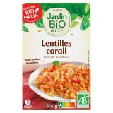 JARDIN BIO ETIC Lentilles corail