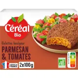 CÉRÉAL BIO Galettes boulgour au parmesan et tomates confites bio