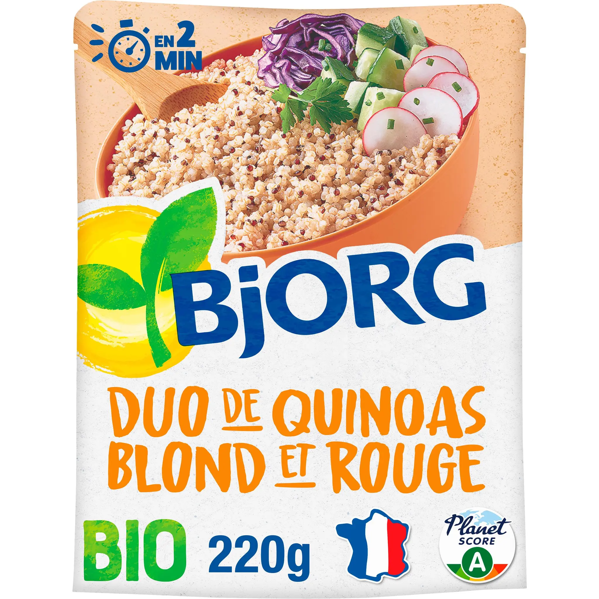 BJORG Duo de quinoa blond et rouge bio sachet express
