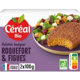 CÉRÉAL BIO Galettes de boulgour au roquefort et figues bio