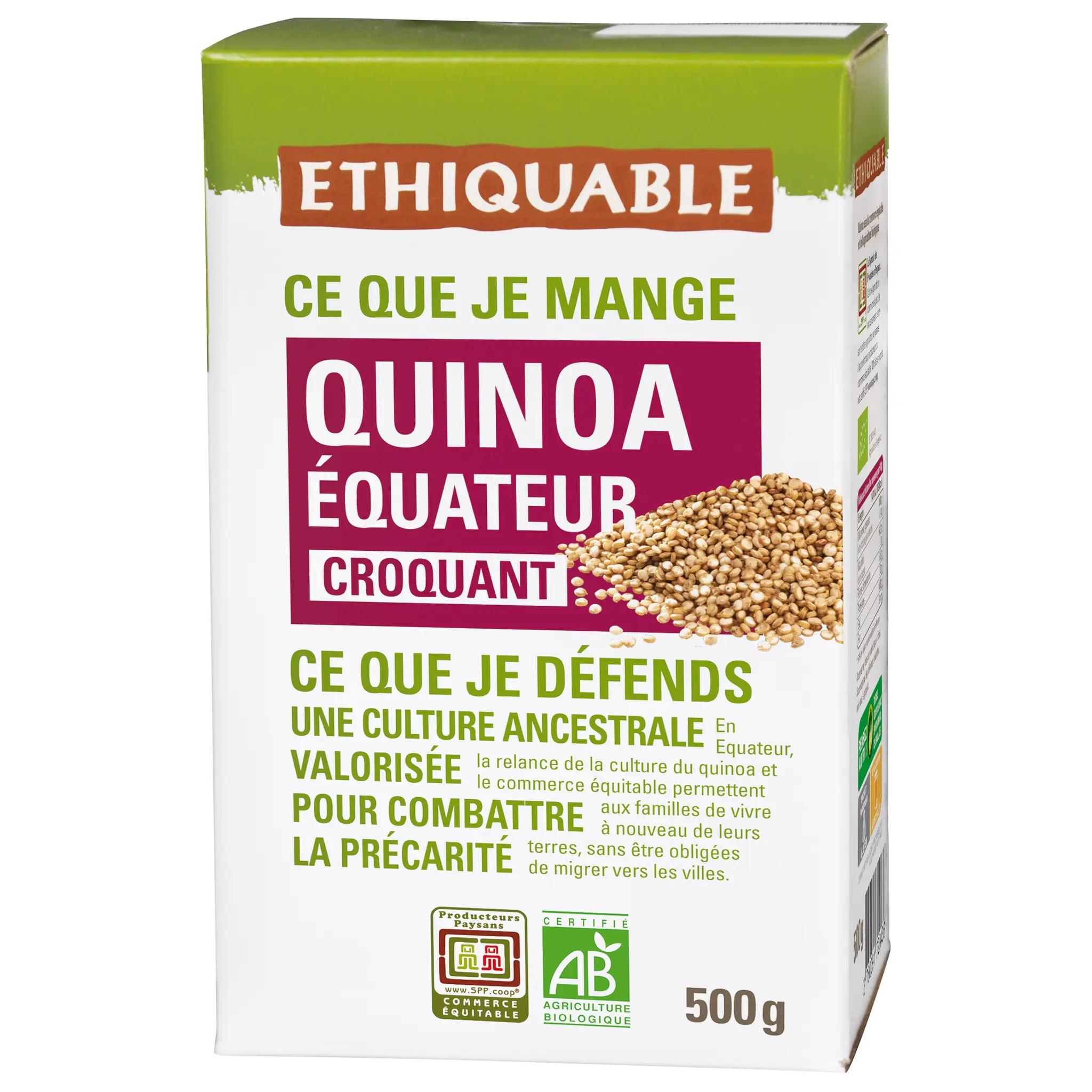 ETHIQUABLE Quinoa d'Equateur bio croquant