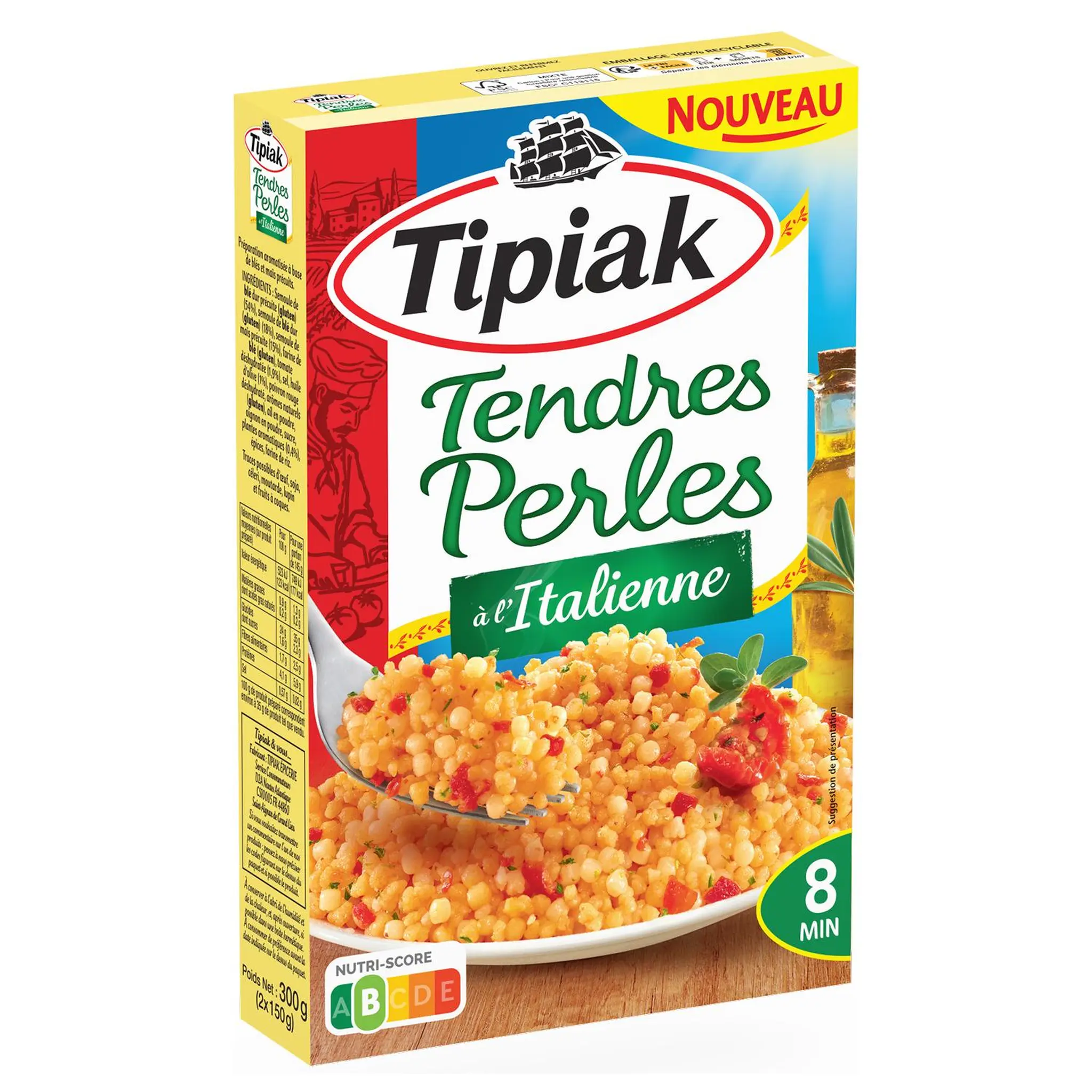 TIPIAK Tendres perles à l'italienne