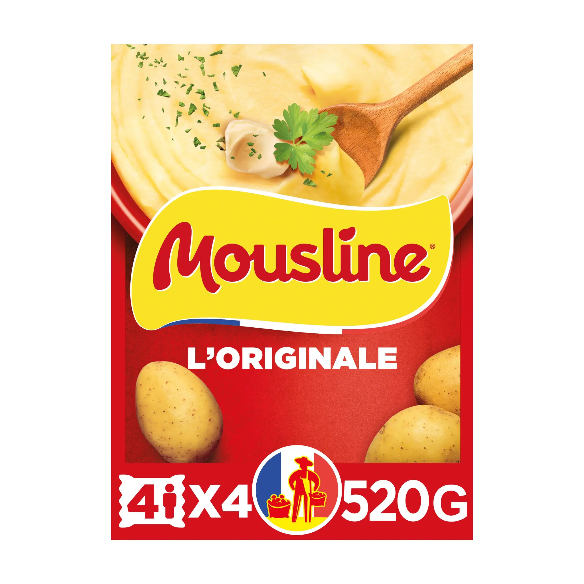 MOUSLINE Purée de pommes de terre nature