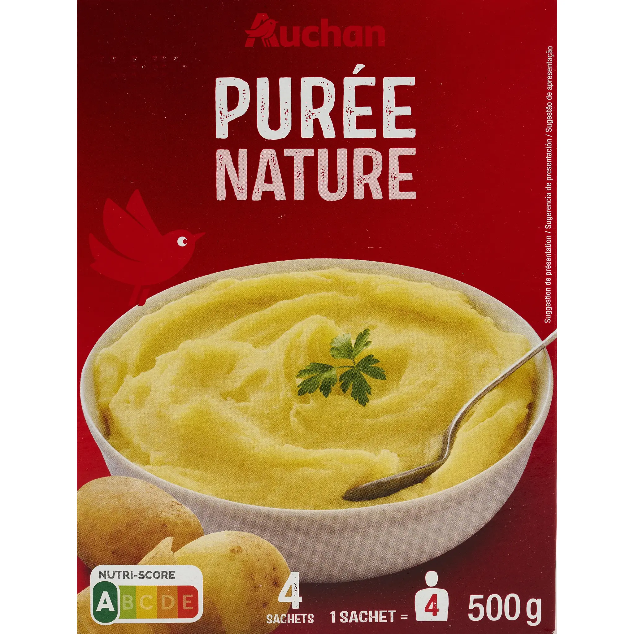 AUCHAN Purée de pommes de terre