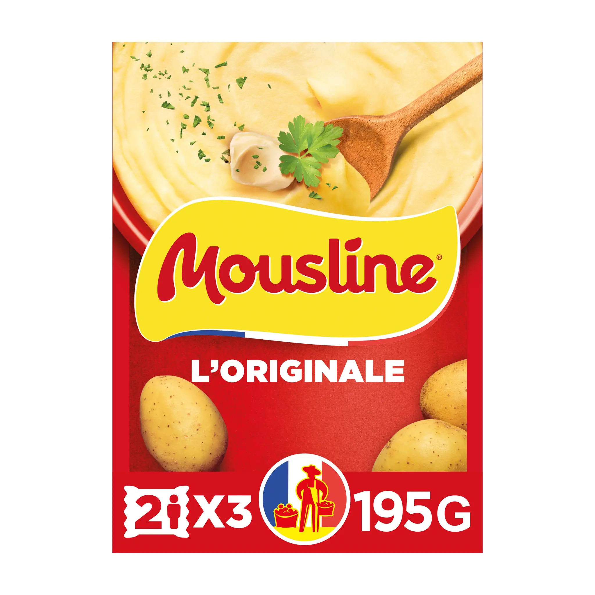 MOUSLINE Purée de pommes de terre françaises