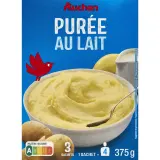 AUCHAN Purée au lait