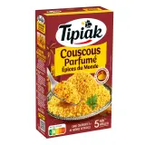 TIPIAK Graines de couscous parfumé aux épices du monde sachets express