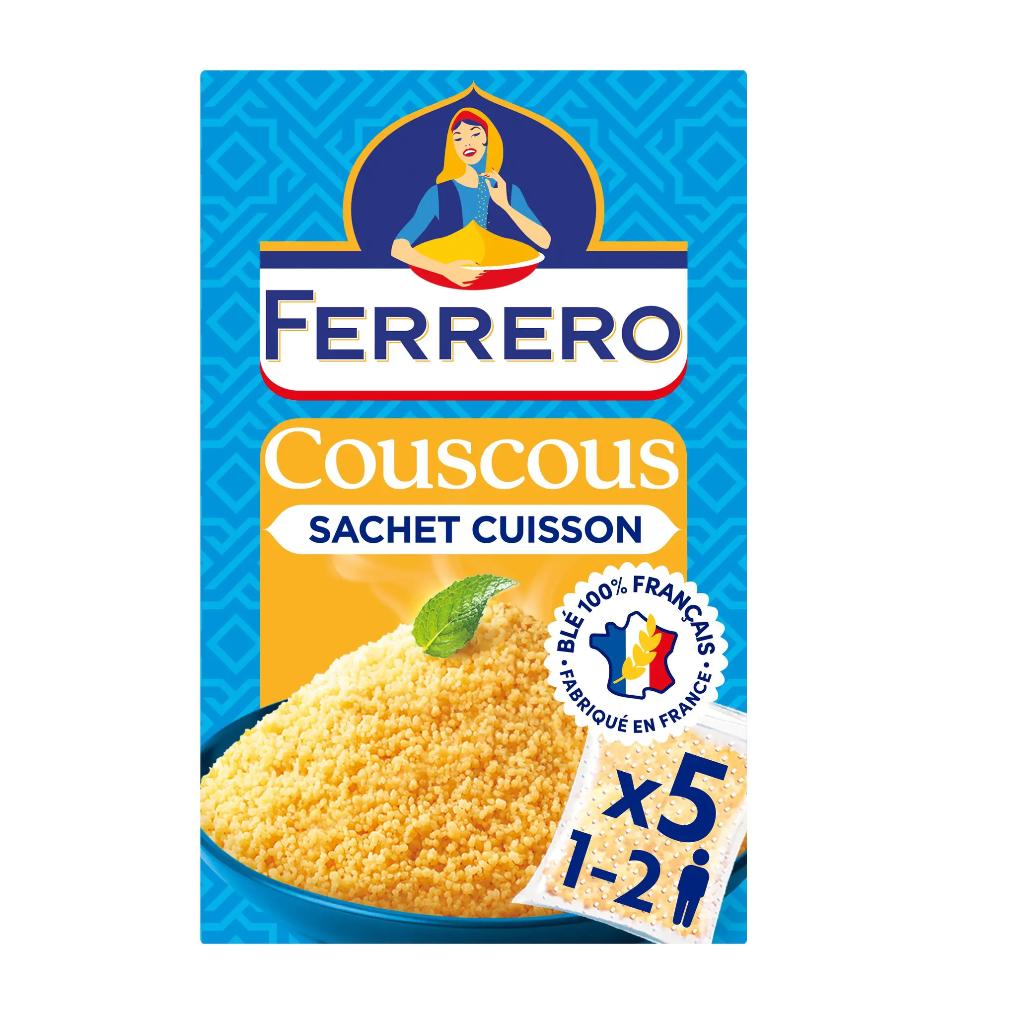FERRERO Couscous moelleux en sachets cuisson