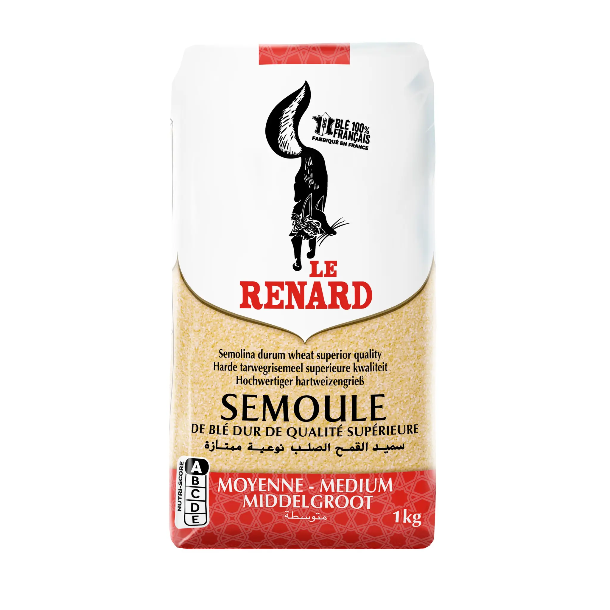 LE RENARD Semoule de blé dur moyenne de qualité supérieure