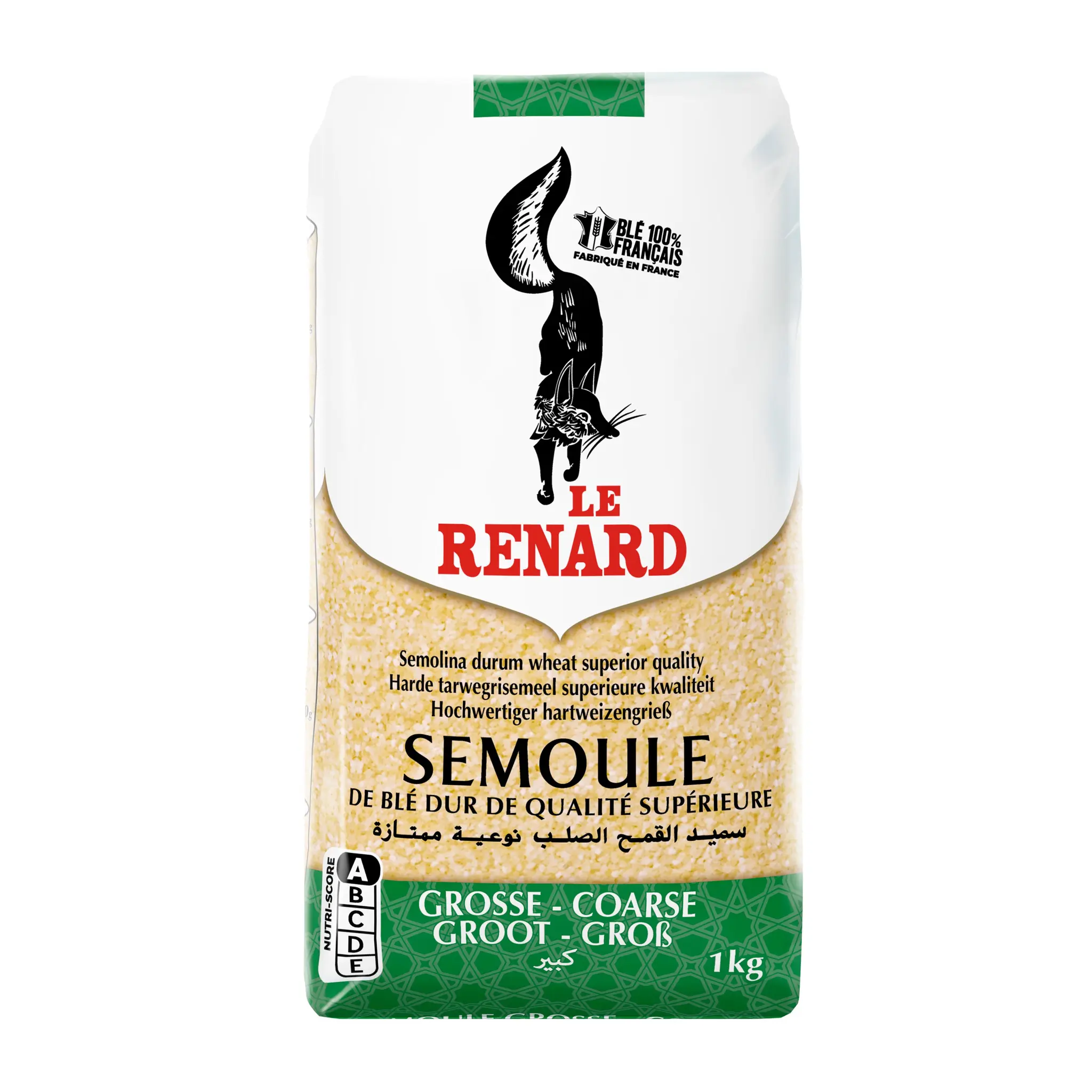 LE RENARD Semoule de blé dur grosse de qualité supérieur