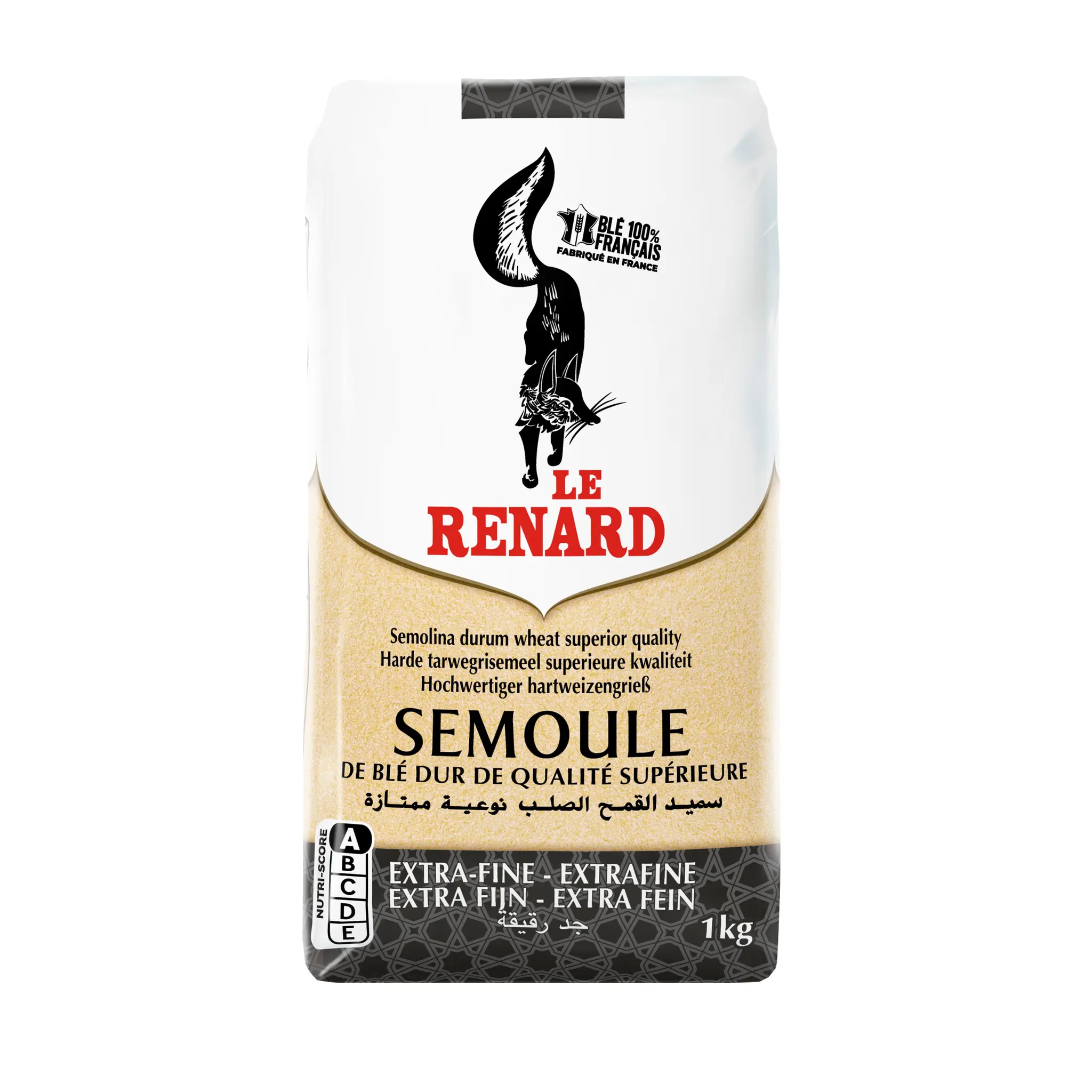 LE RENARD Semoule de blé dur extra fine de qualité supérieure
