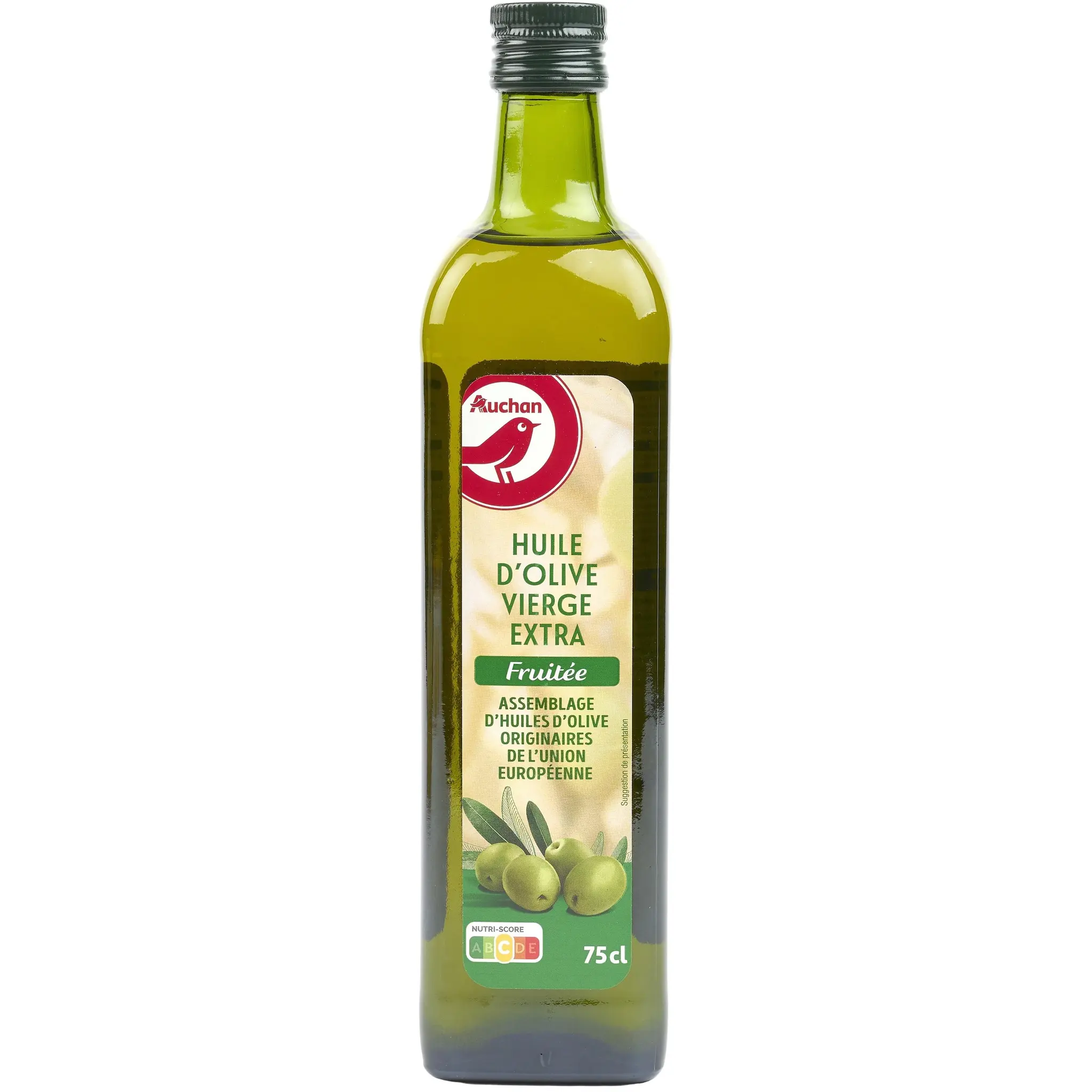 AUCHAN Huile d'olive vierge fruitée origine UE