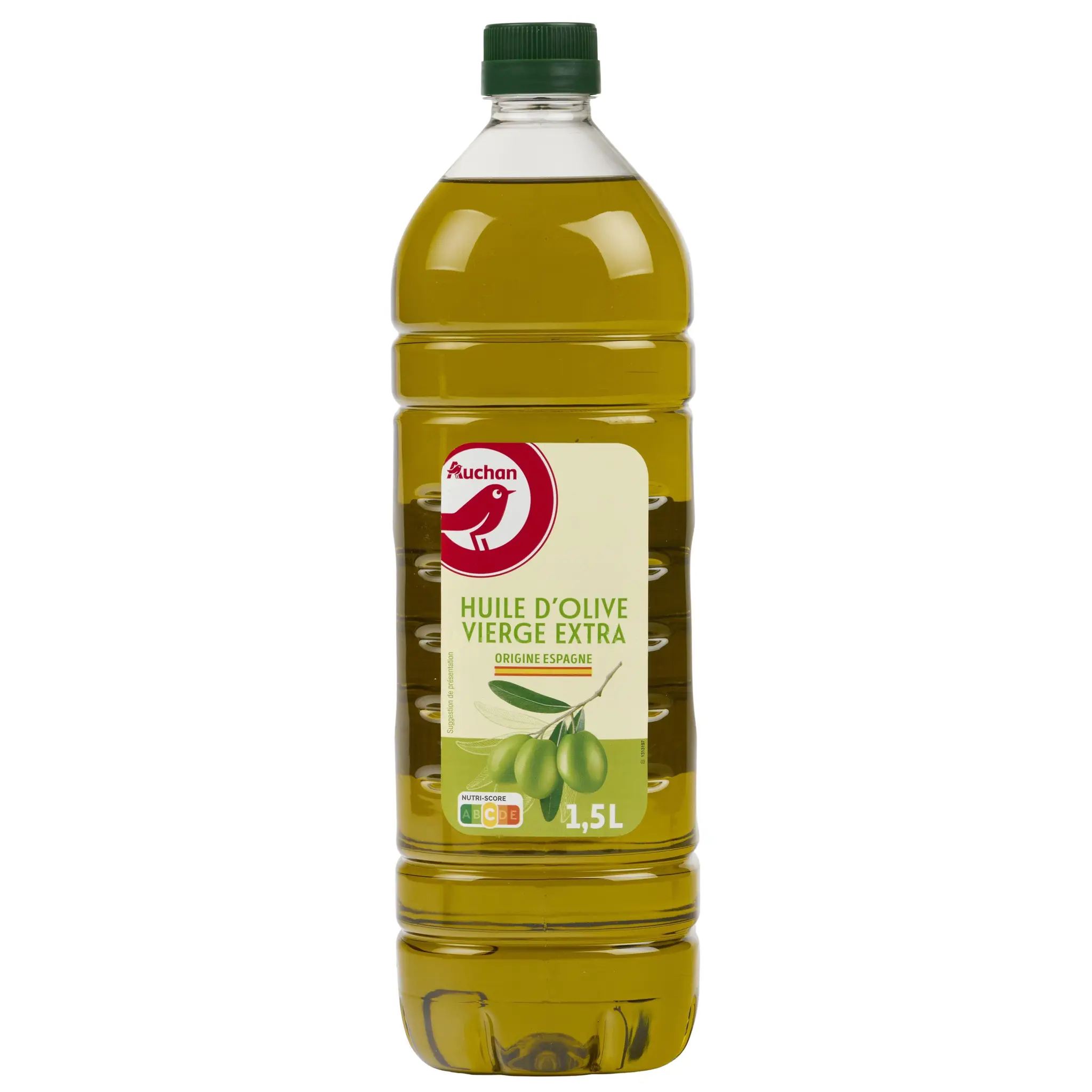 AUCHAN Huile d'olive vierge extra origine Espagne