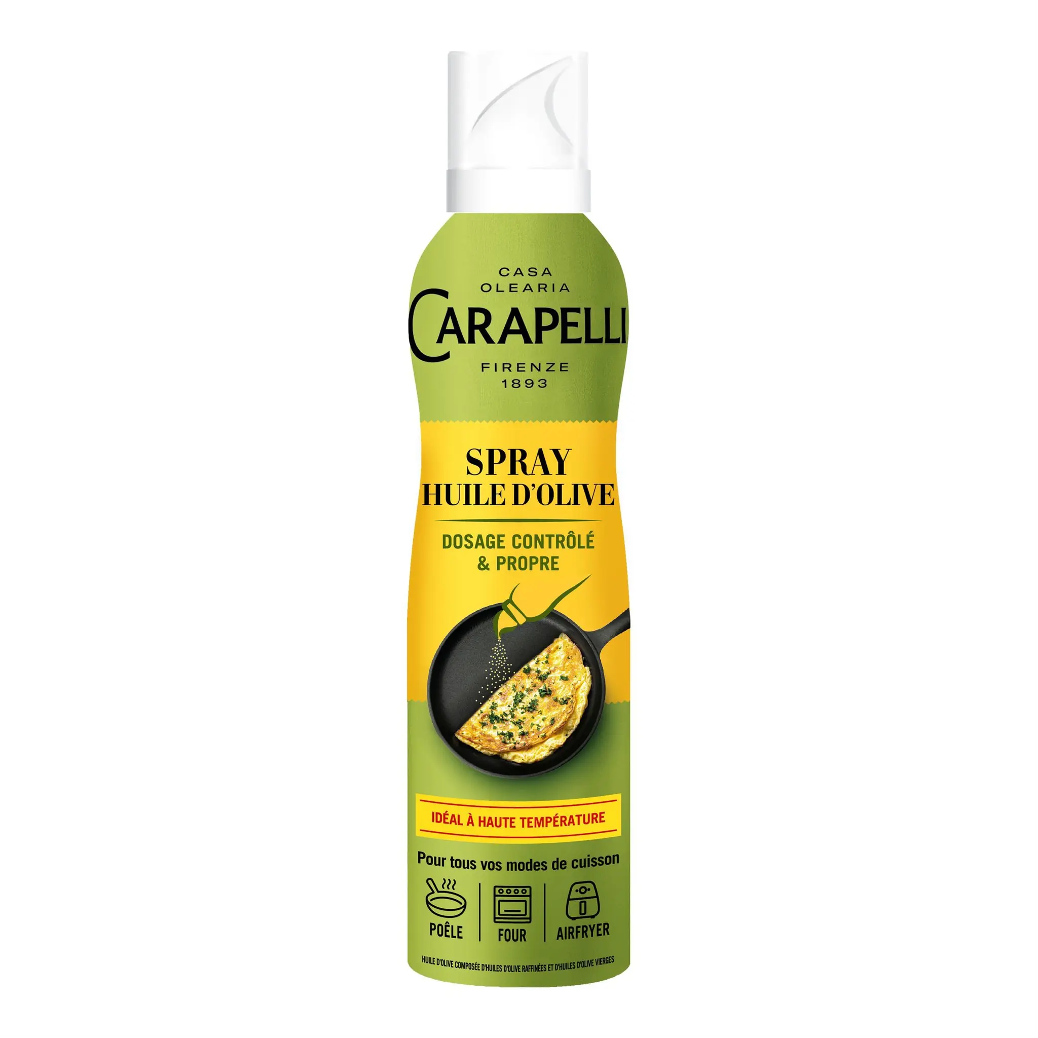 CARAPELLI Huile d'olive en spray pour cuisson à haute température