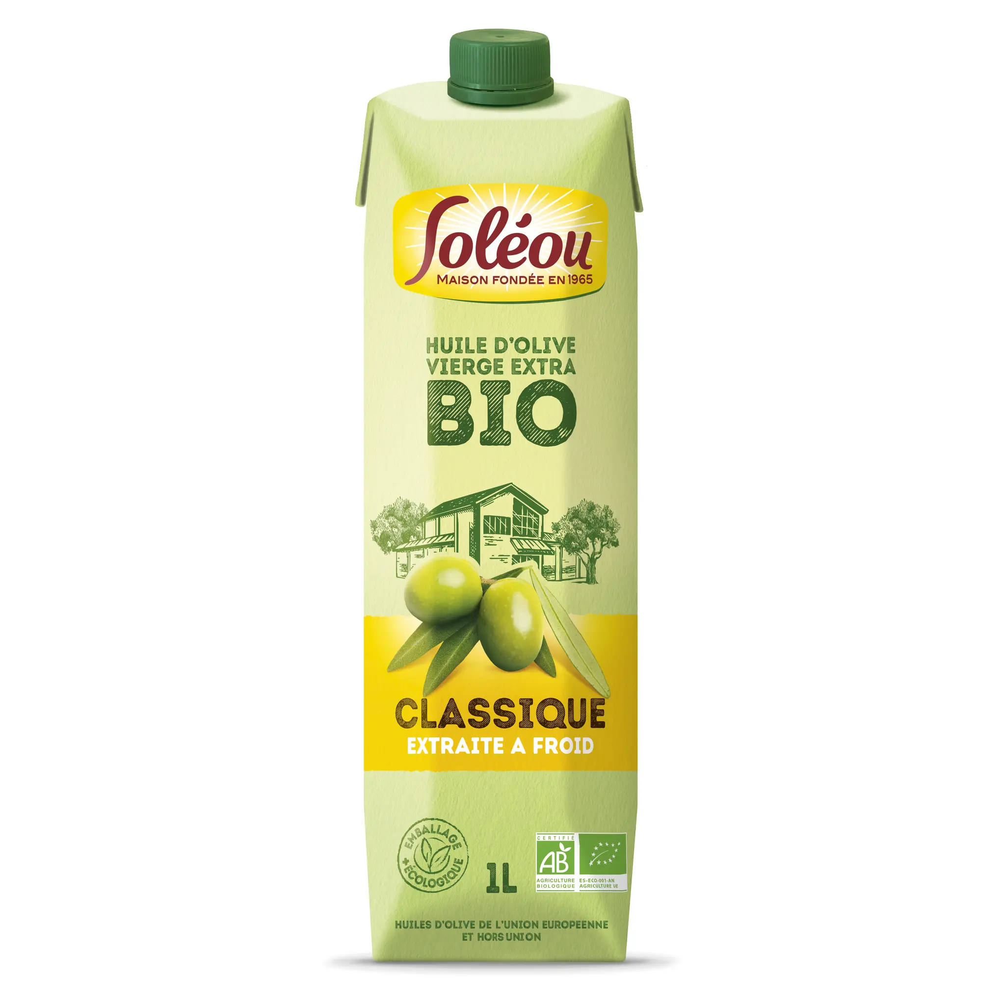 SOLEOU Huile d'olive vierge extra bio caractère