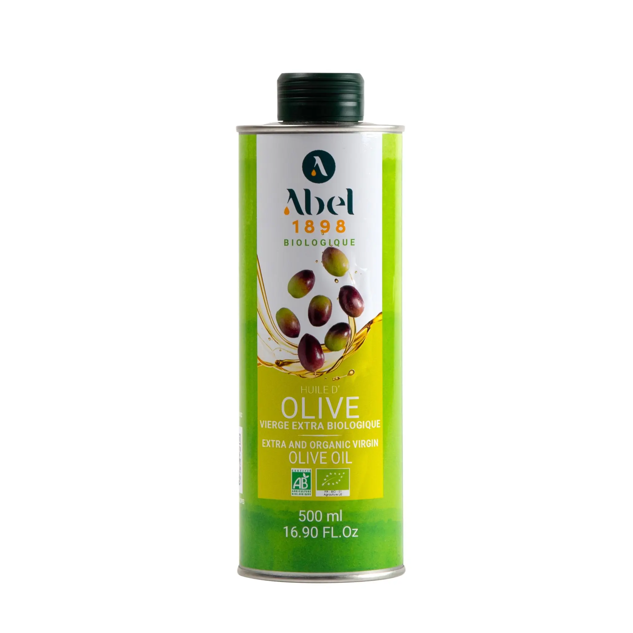 ABEL Huile d'olive vierge bio bidon métal