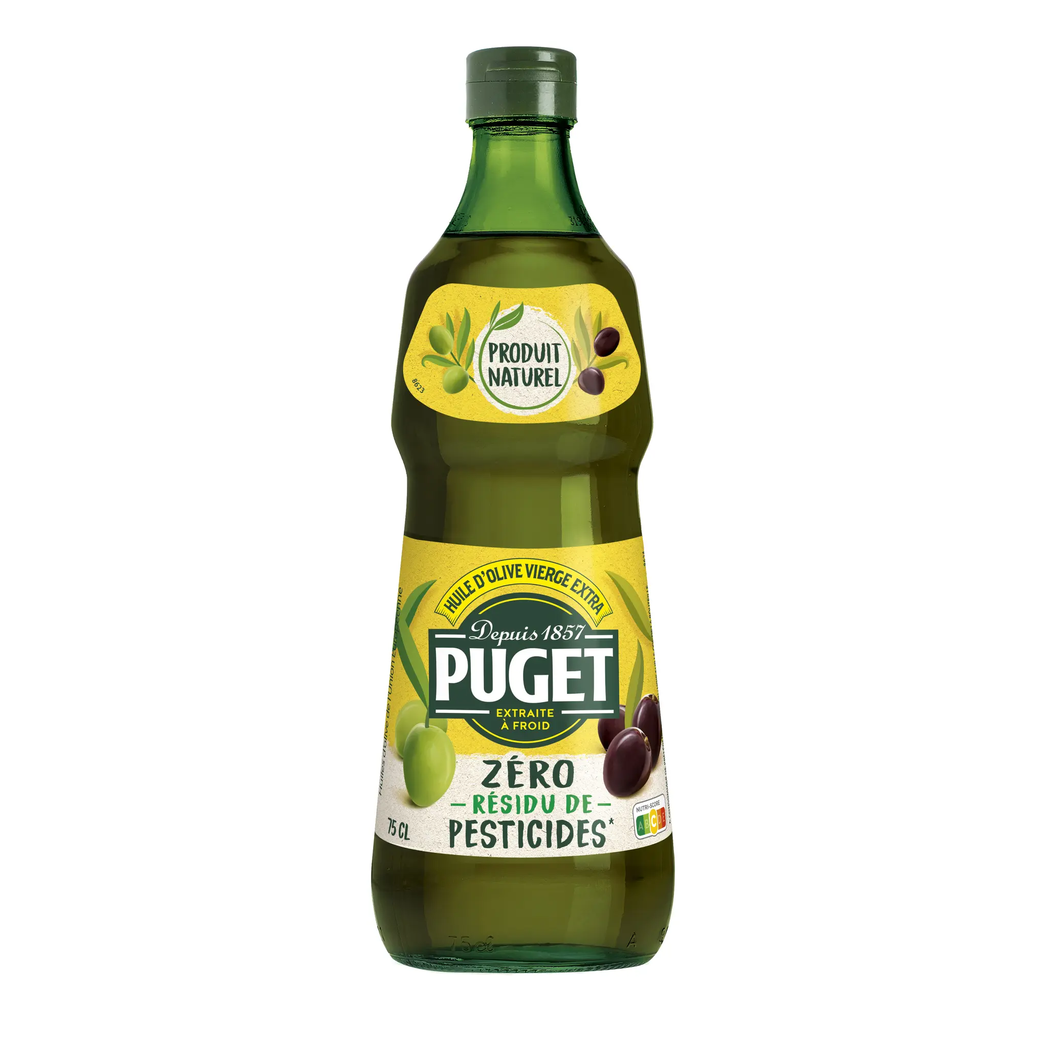 PUGET Huile d'olive vierge extra zéro résidus de pesticides
