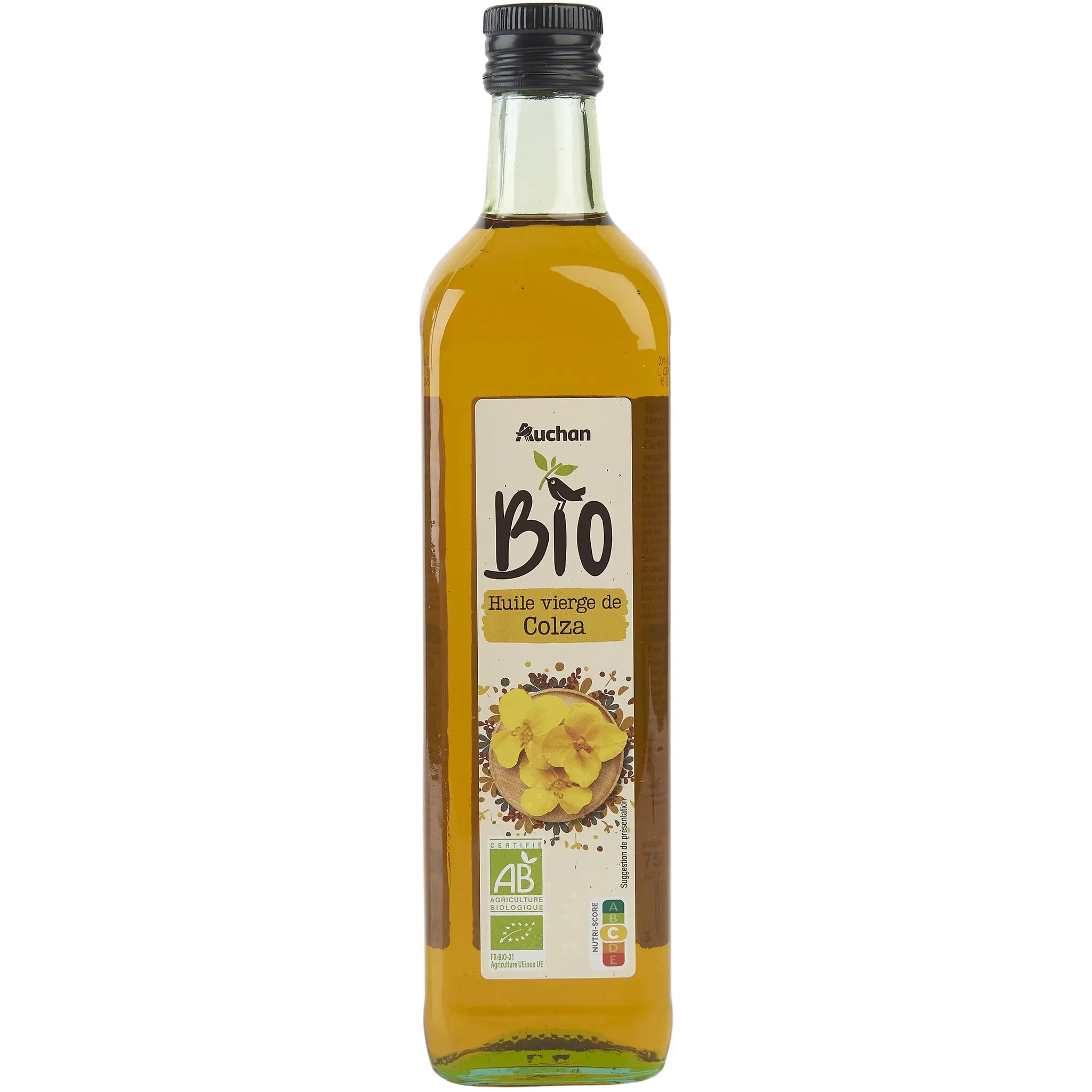 AUCHAN BIO Huile de colza