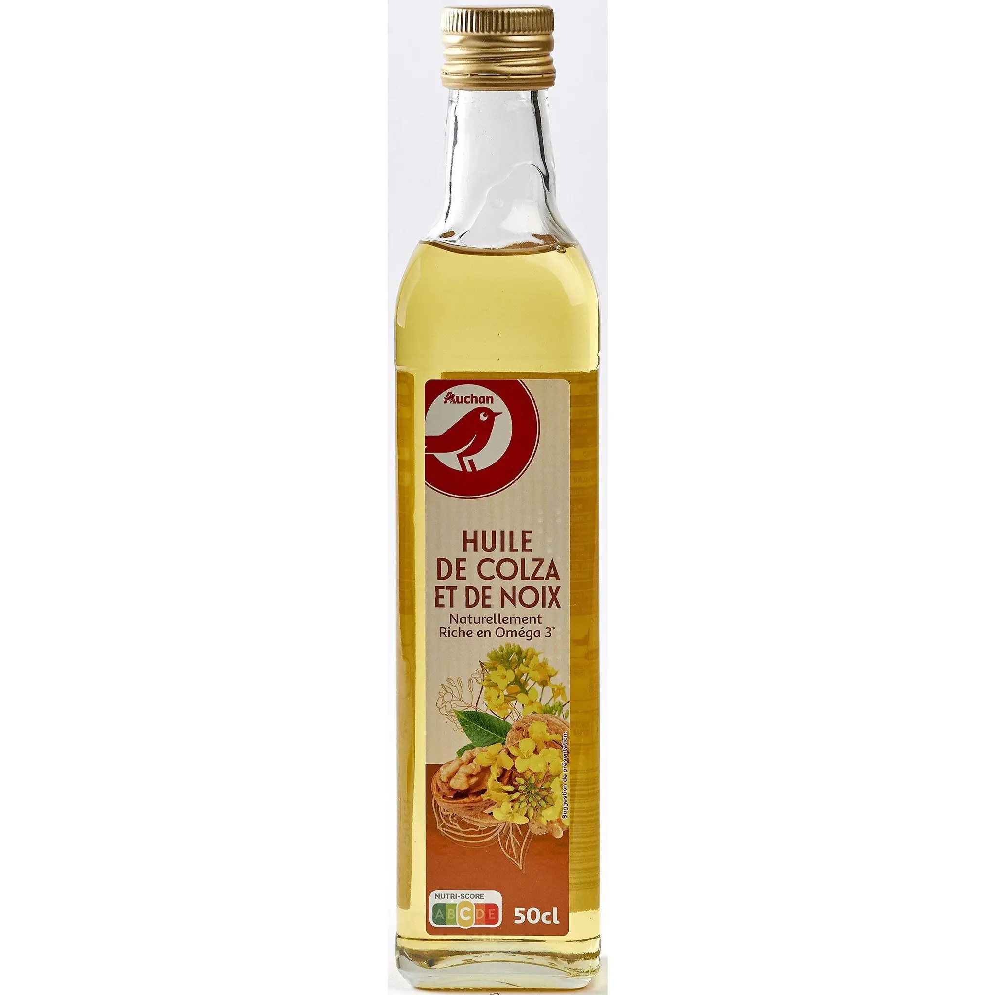 AUCHAN Huile de colza et noix spéciale salade