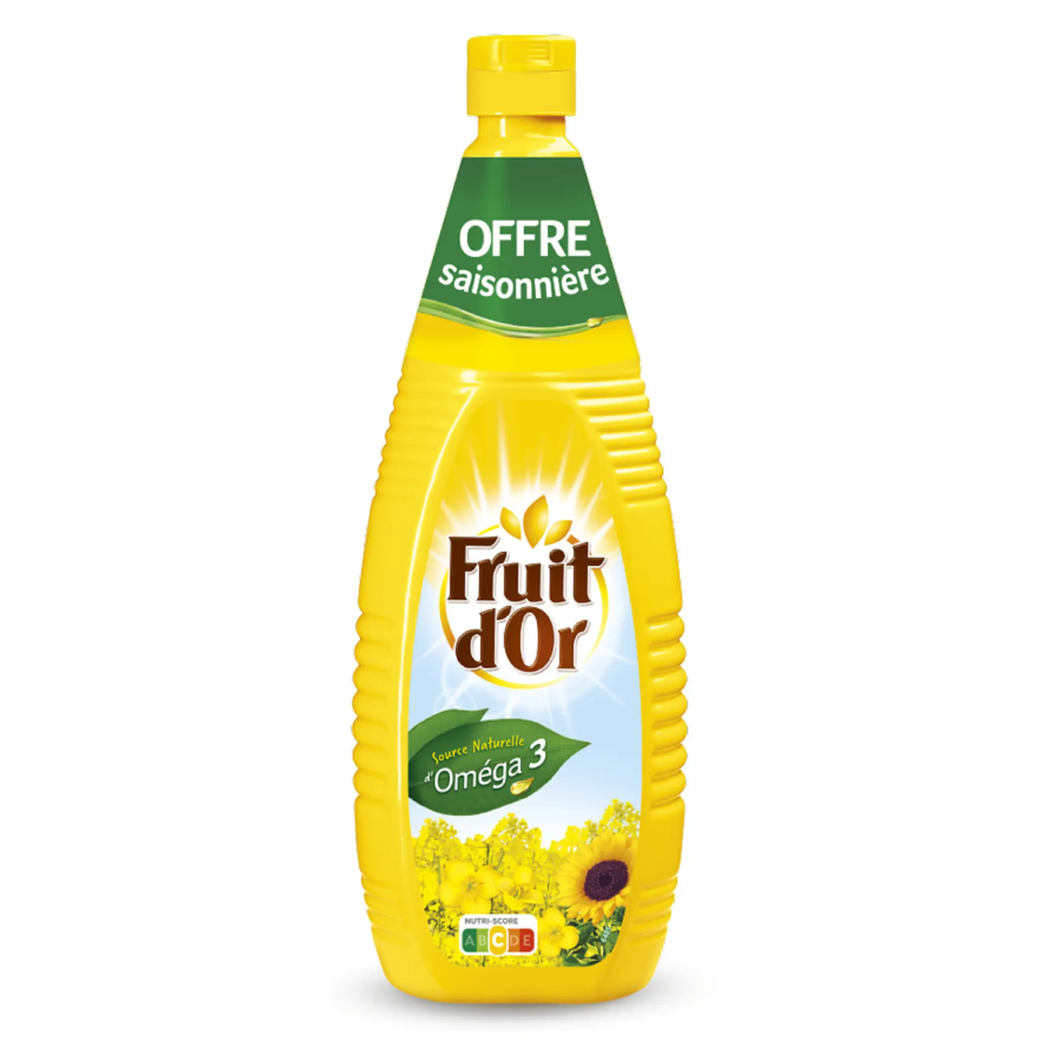 FRUIT D'OR Huile de tournesol Oméga 3 friture cuisson et assaisonnement