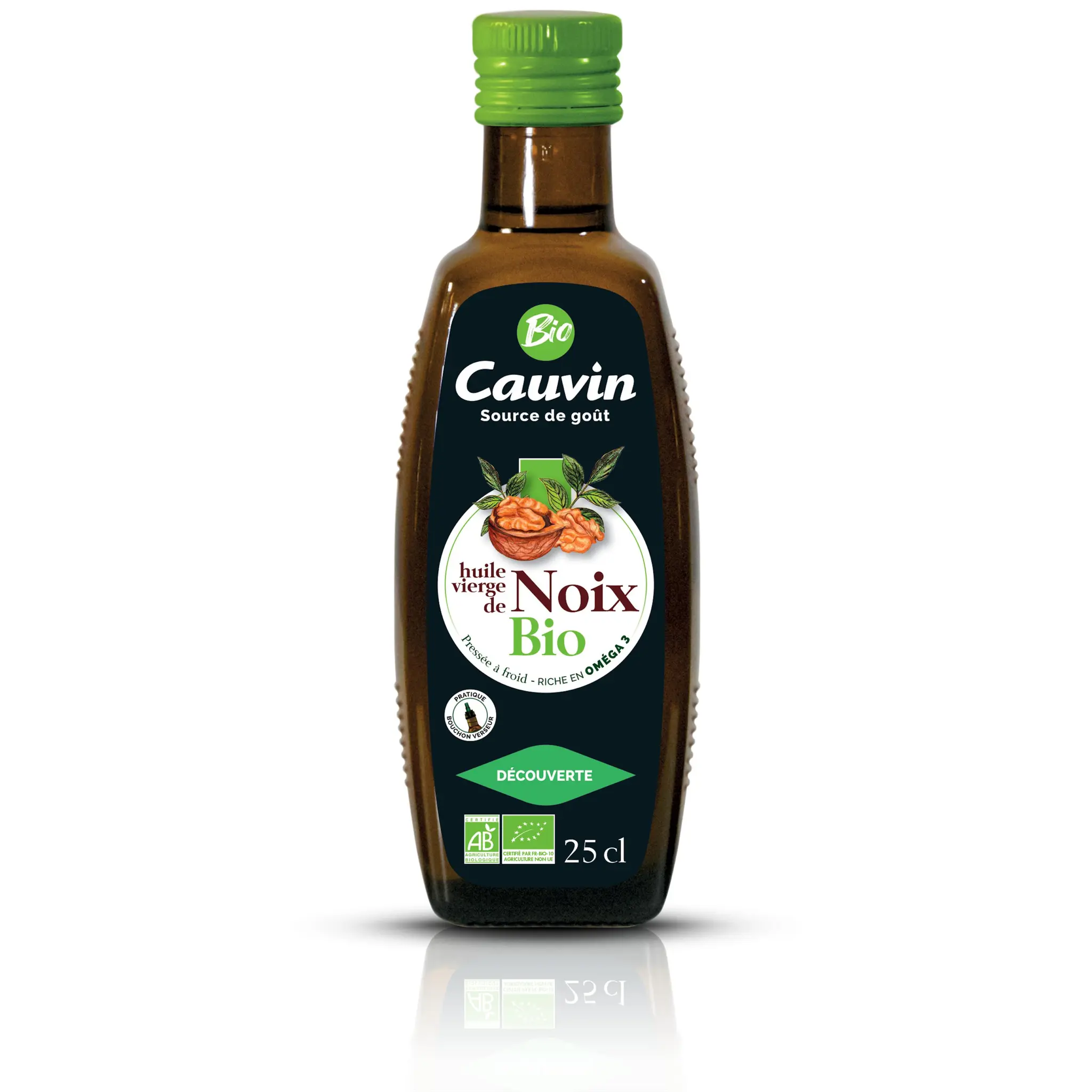 CAUVIN Huile de noix bio