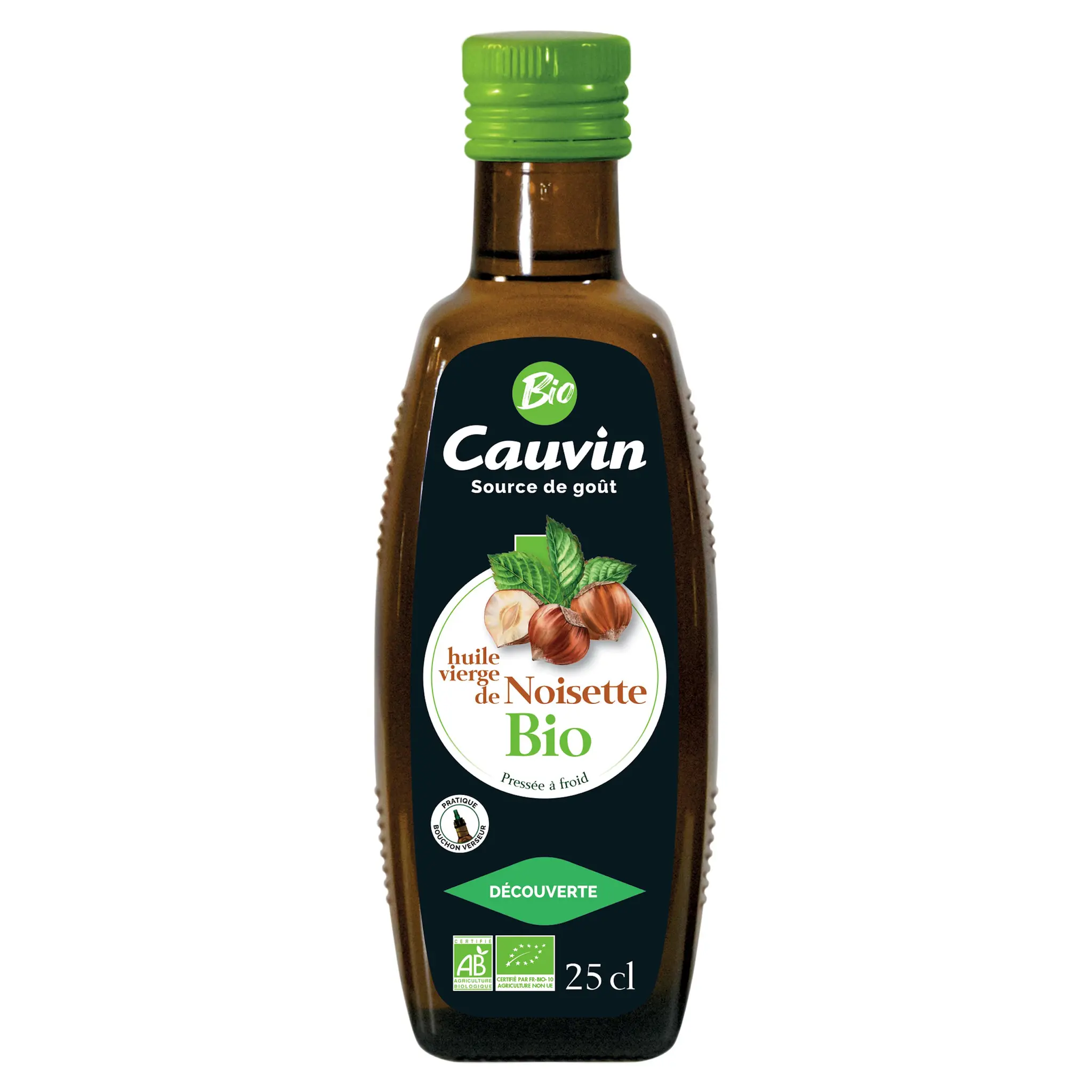 CAUVIN Huile de noisette bio