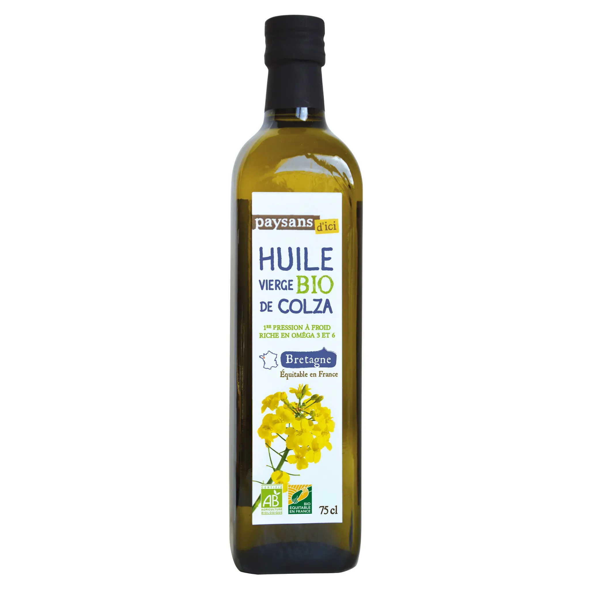 PAYSANS D'ICI Huile vierge bio de colza