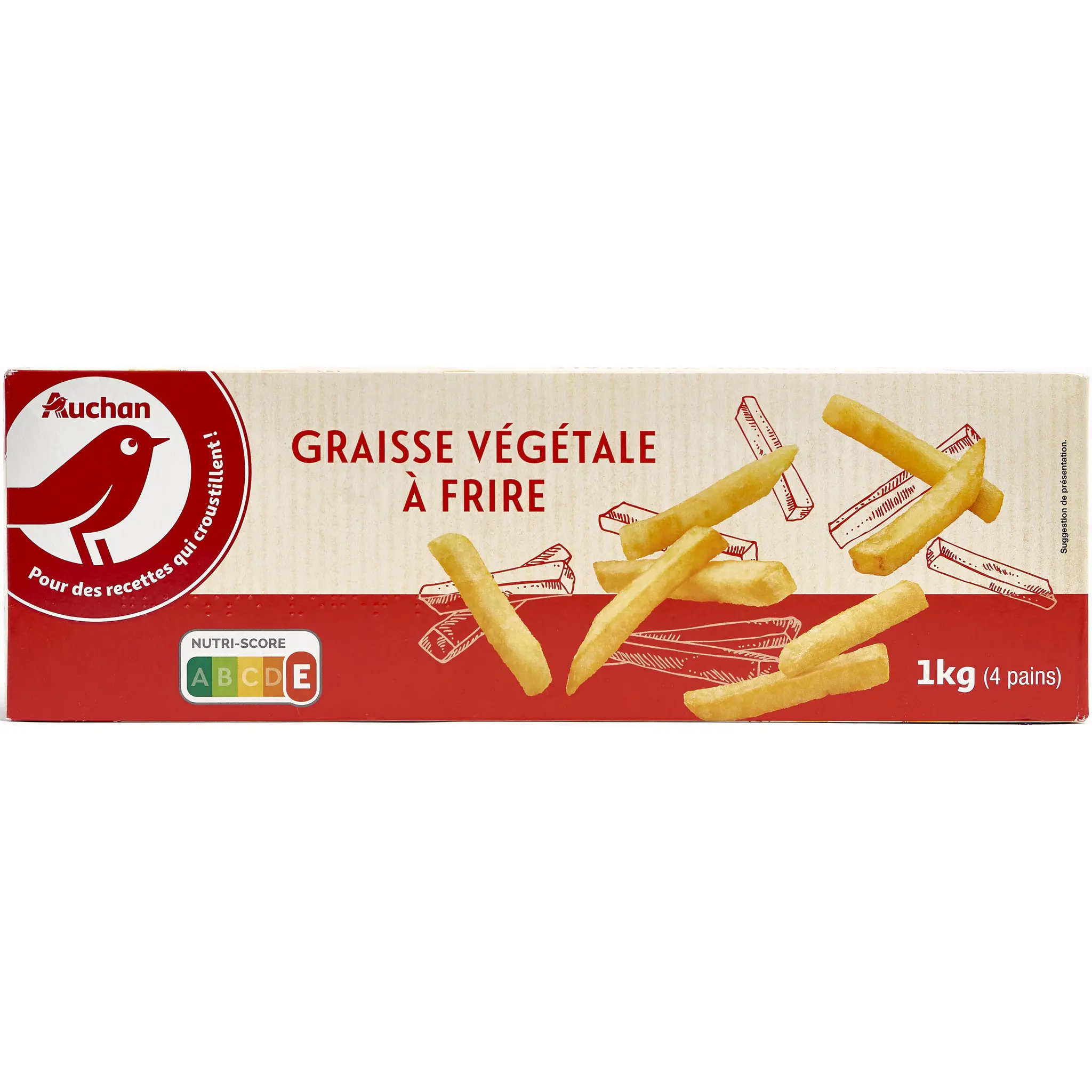 AUCHAN Graisse végétale à frire