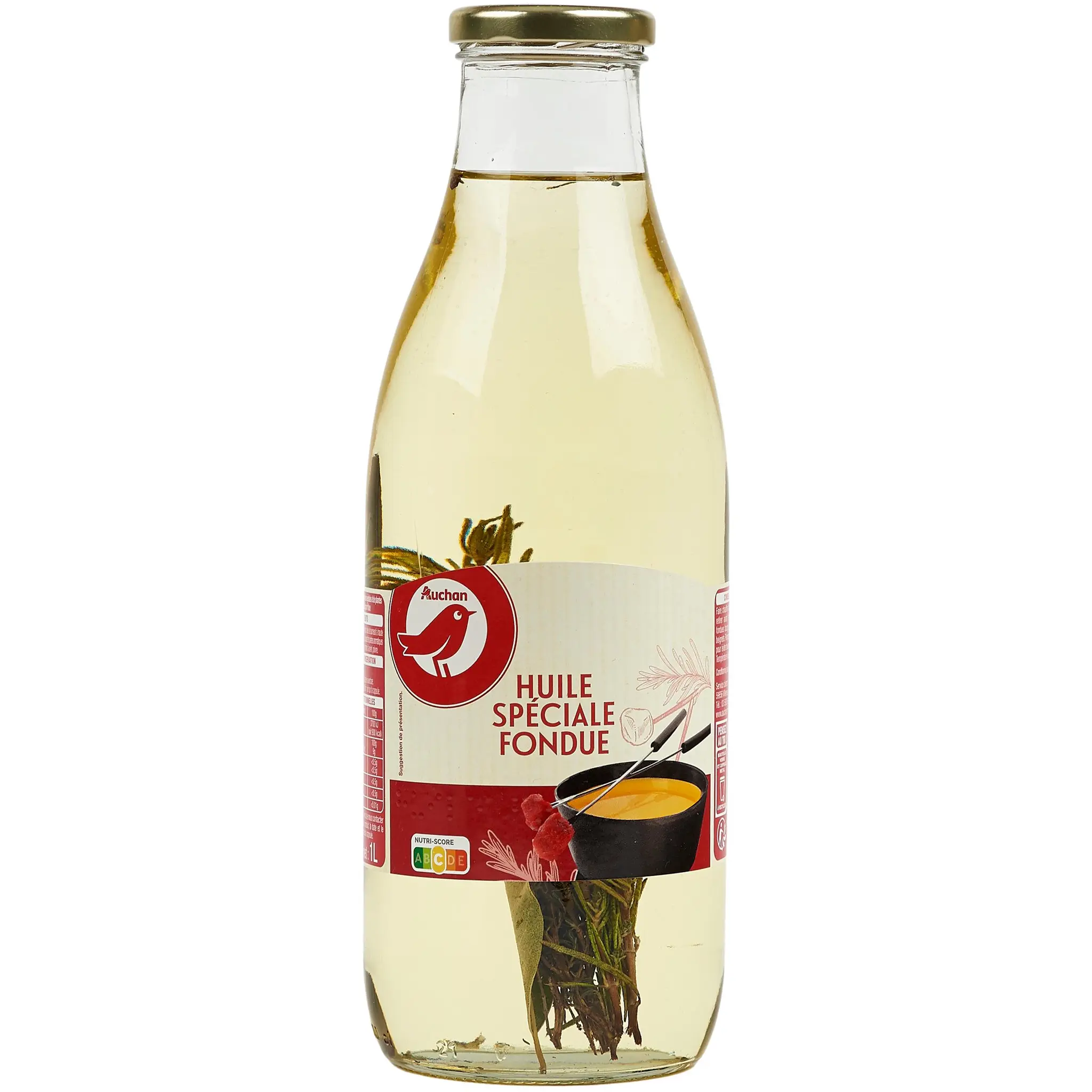 AUCHAN Huile pour fondue