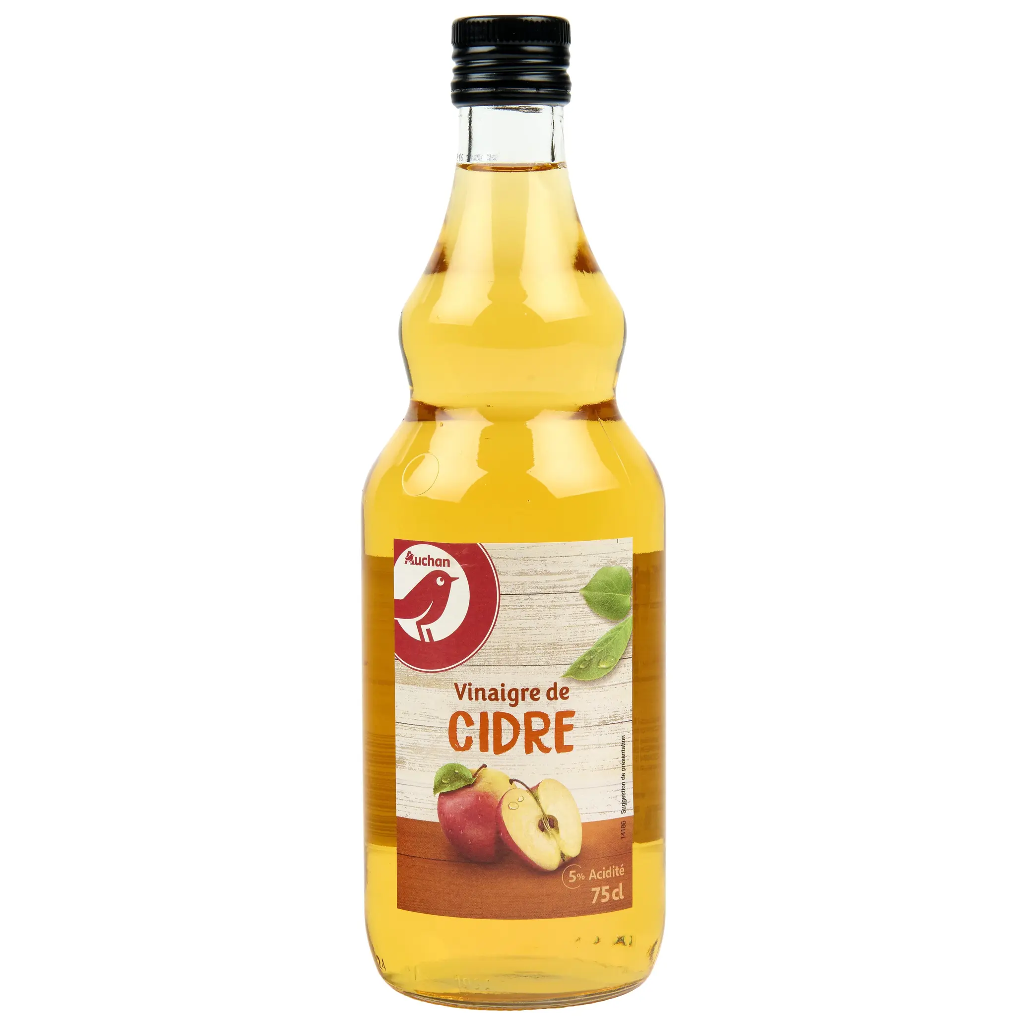 AUCHAN Vinaigre de cidre