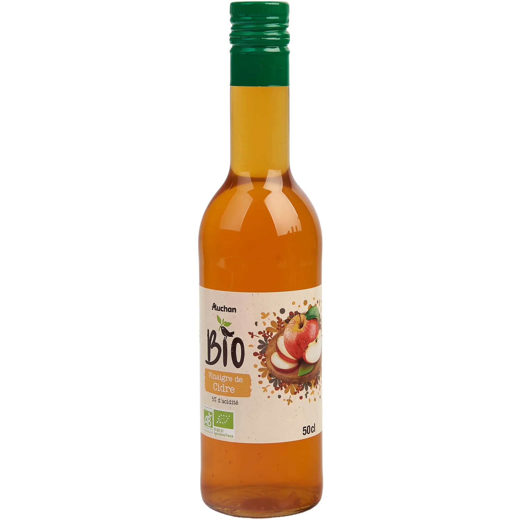 AUCHAN BIO Vinaigre de cidre