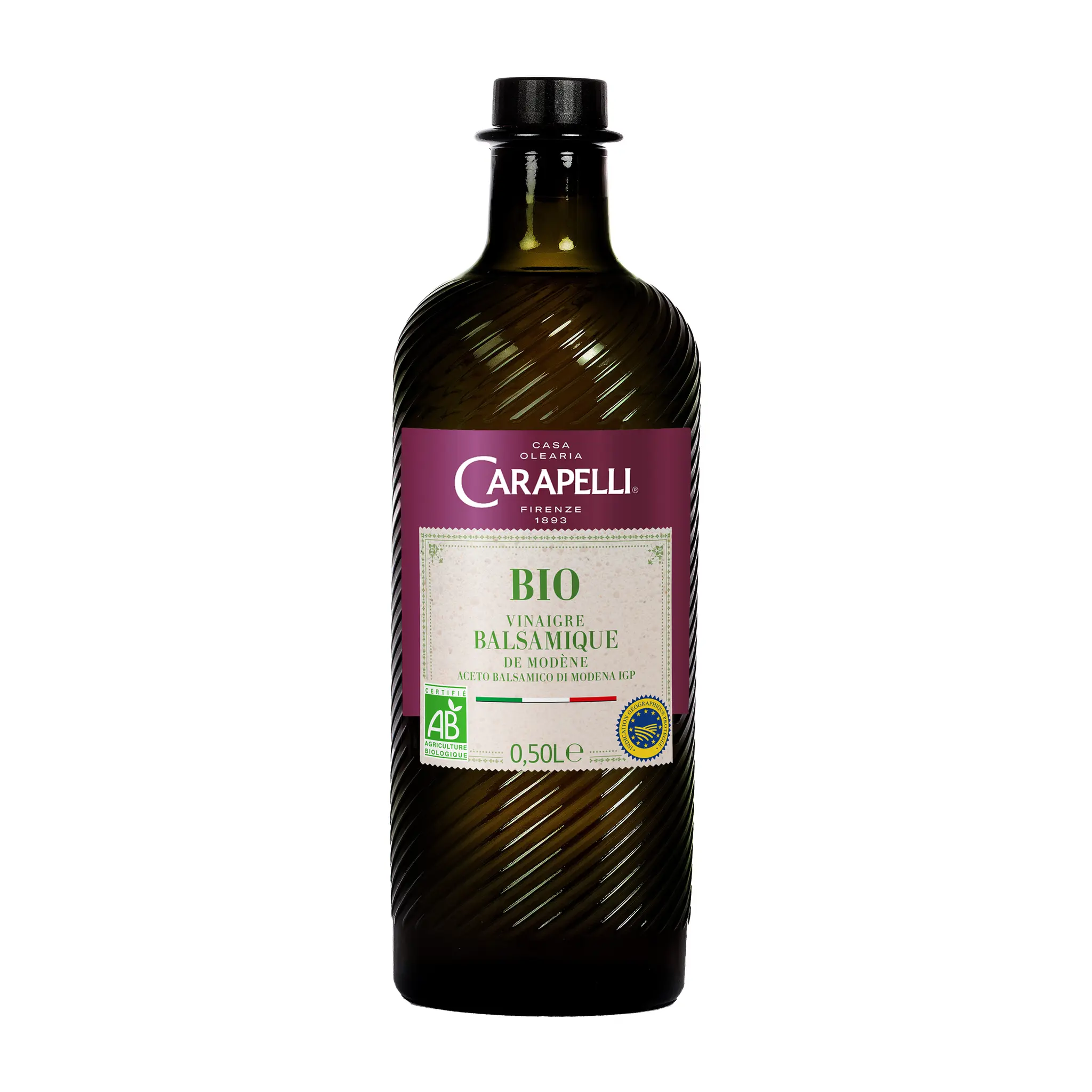CARAPELLI Vinaigre balsamique bio IGP de Modene