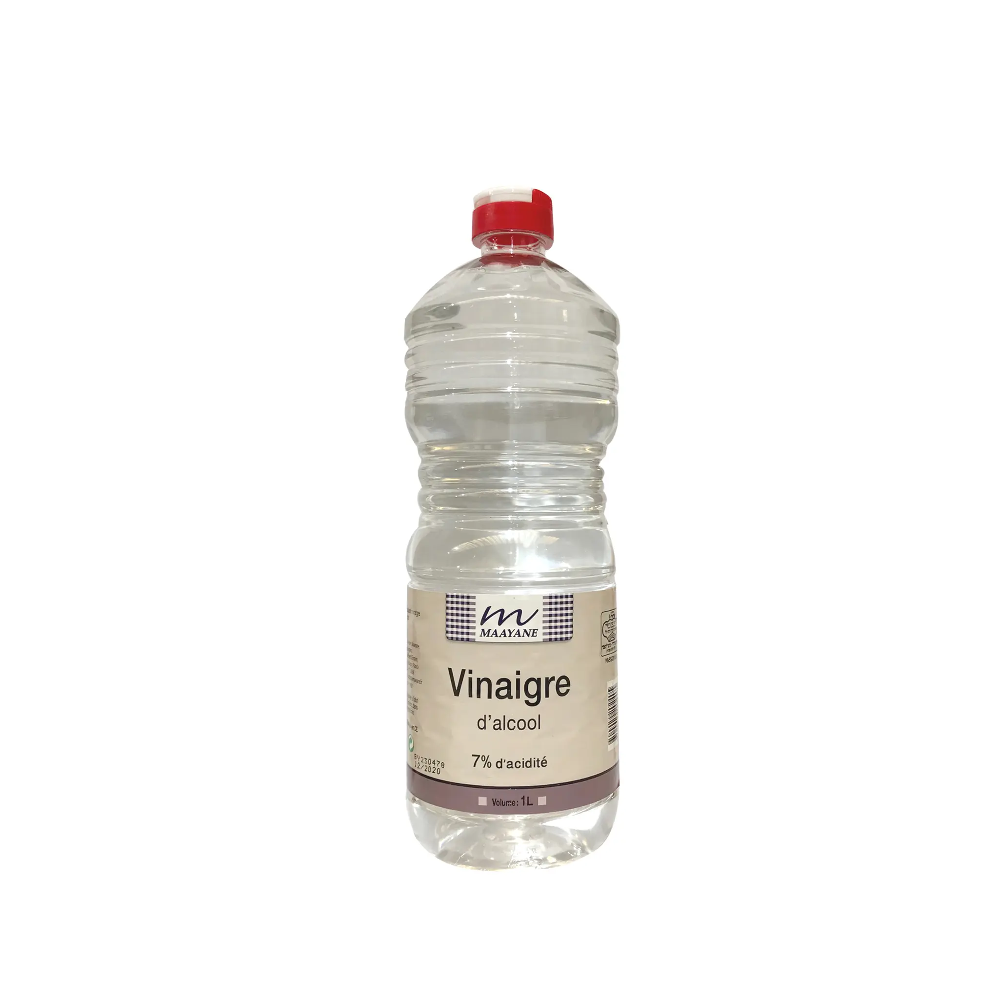 MAAYANE Vinaigre d'alcool blanc 7% d'acidité casher