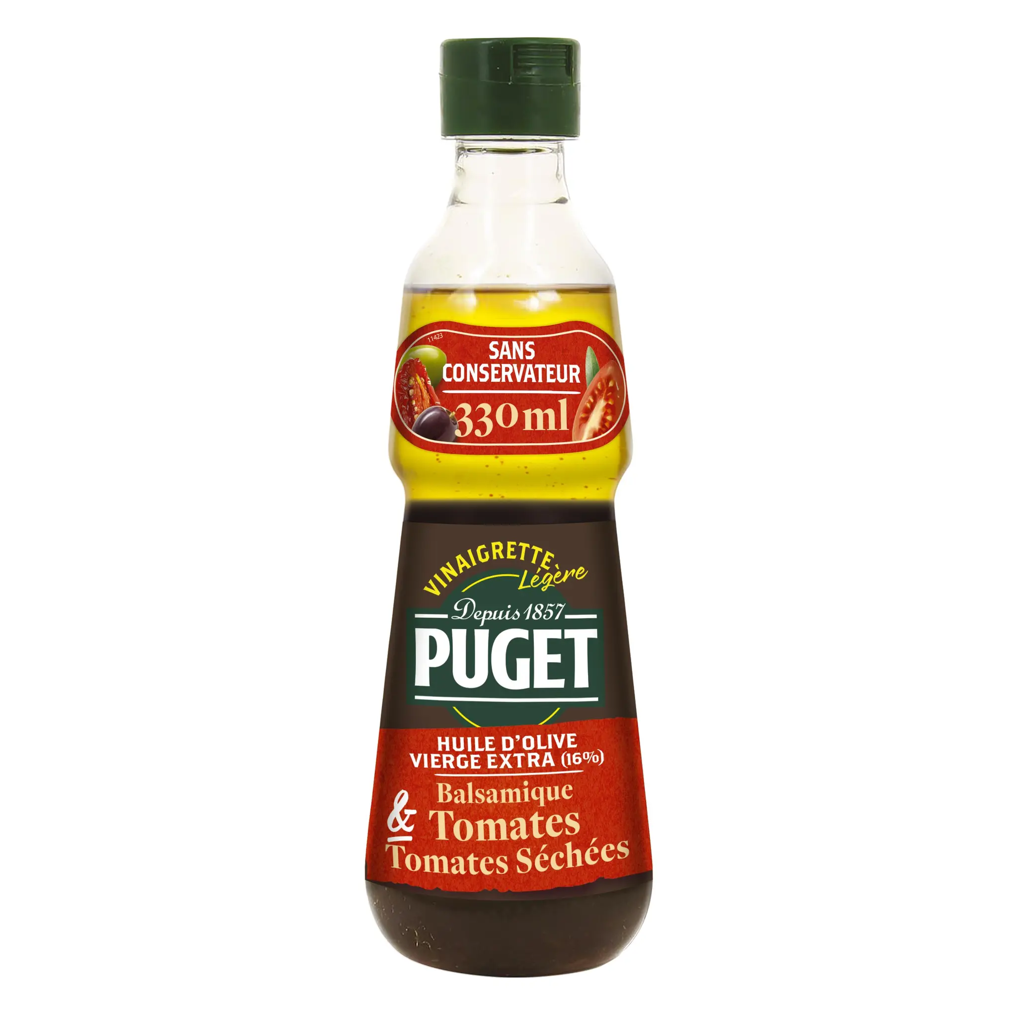 PUGET Vinaigrette légère huile d'olive vinaigre balsamique tomates