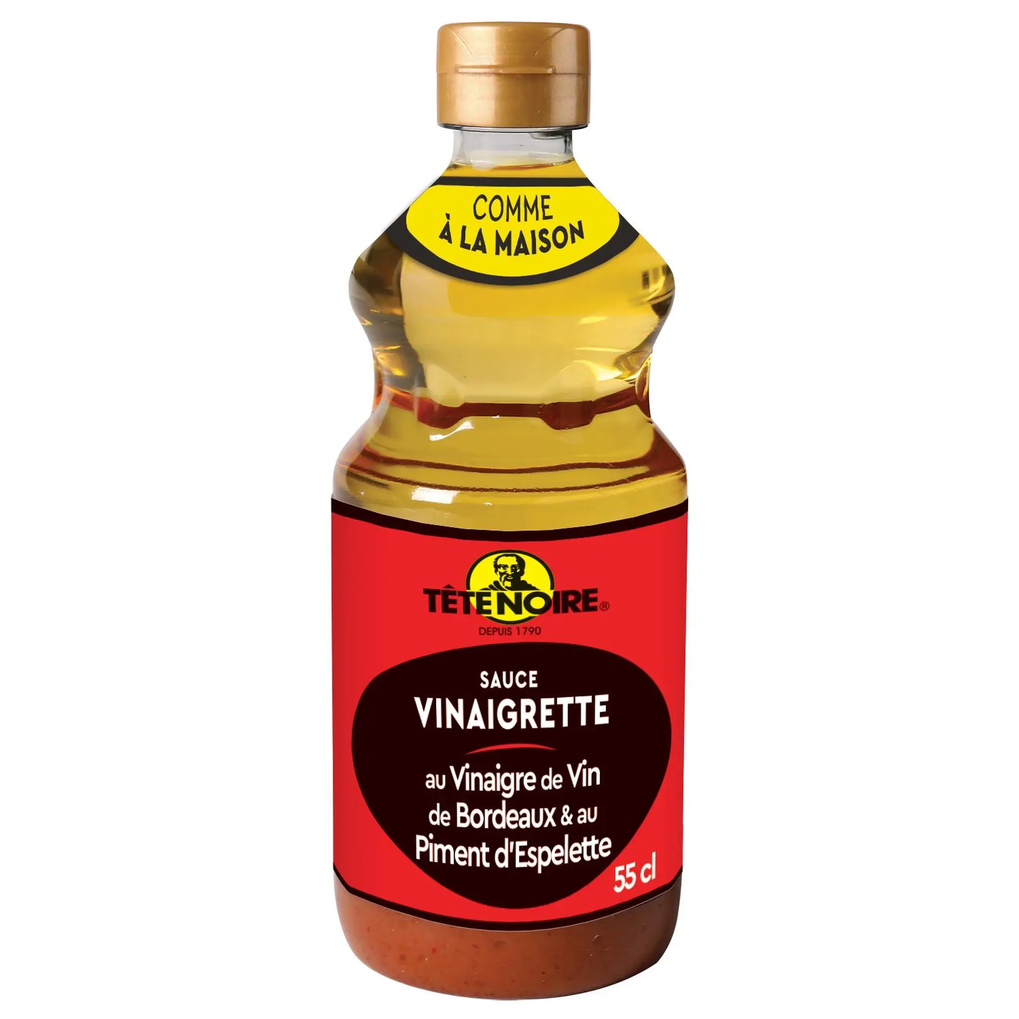 TETE NOIRE Vinaigrette vin de Bordeaux et piment d'Espelette