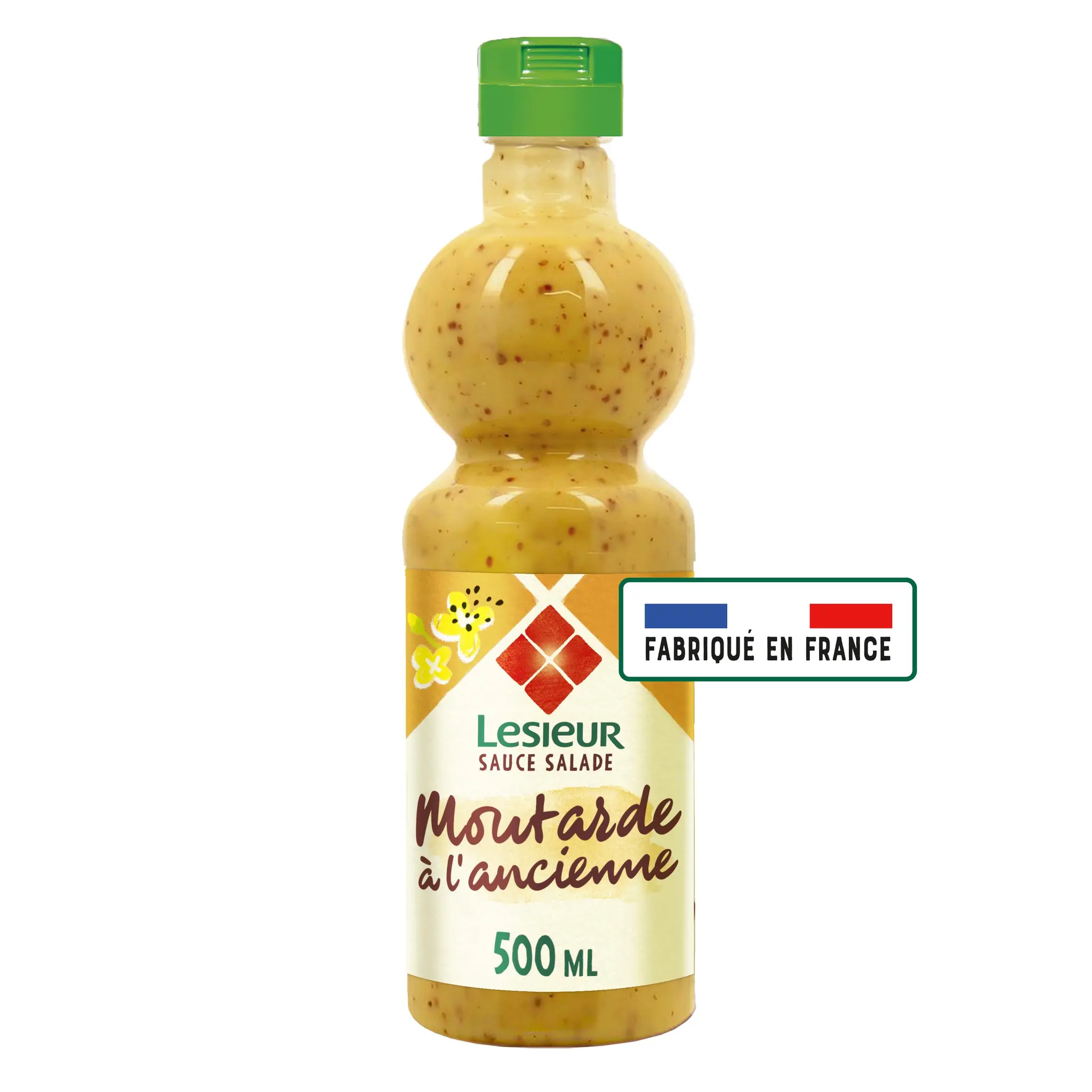 LESIEUR Sauce salade moutarde à l'ancienne légère