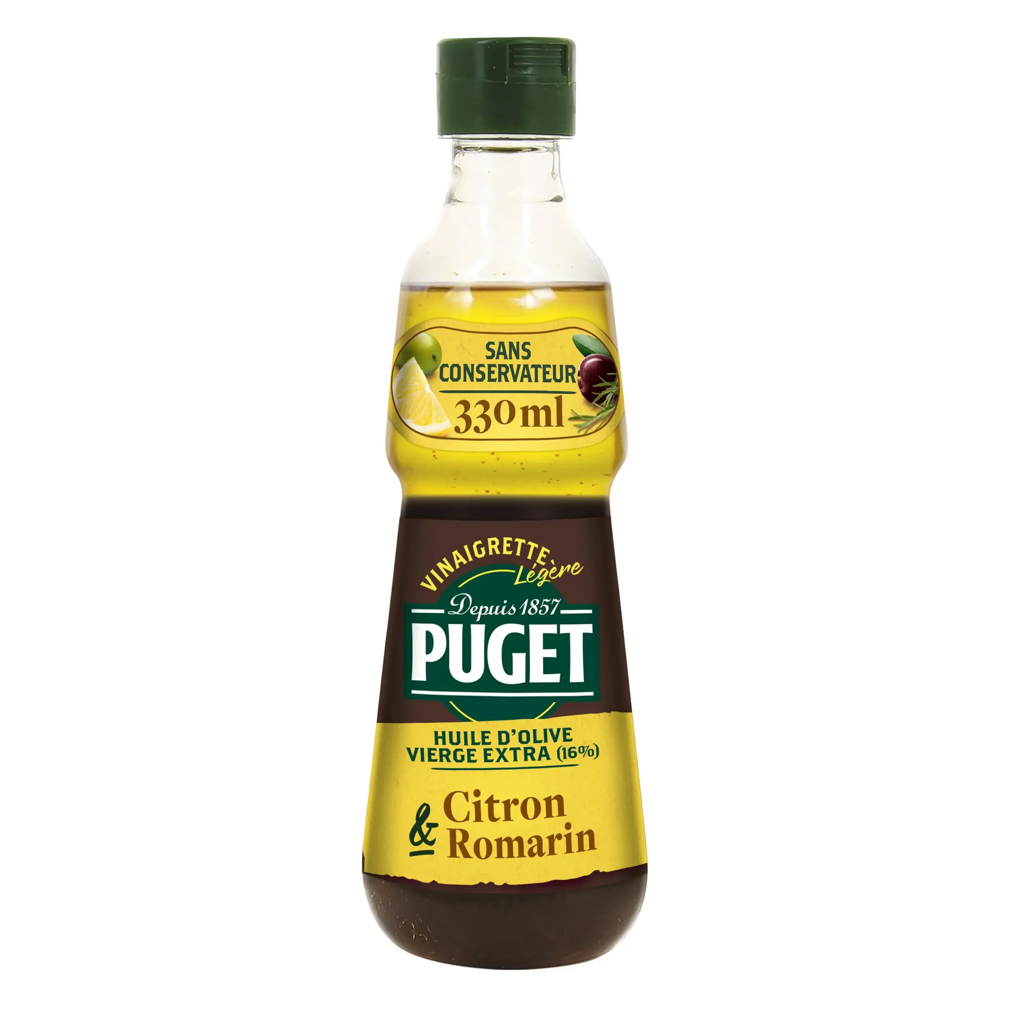 PUGET Vinaigrette légère huile d'olive citron romarin