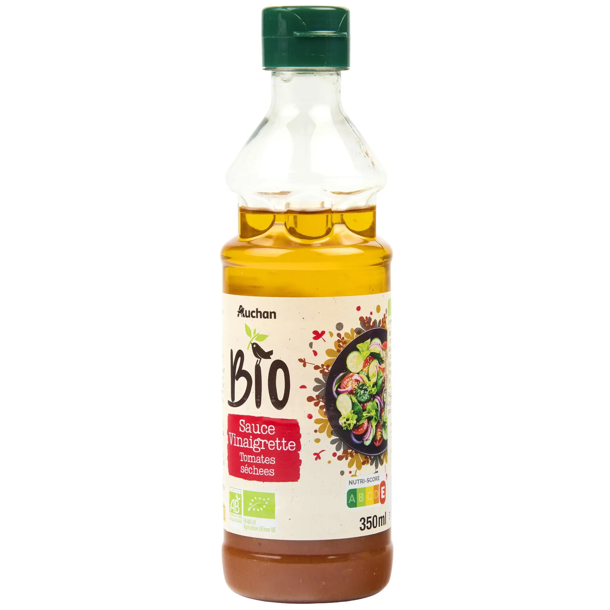 AUCHAN BIO Sauce vinaigrette aux tomates séchées