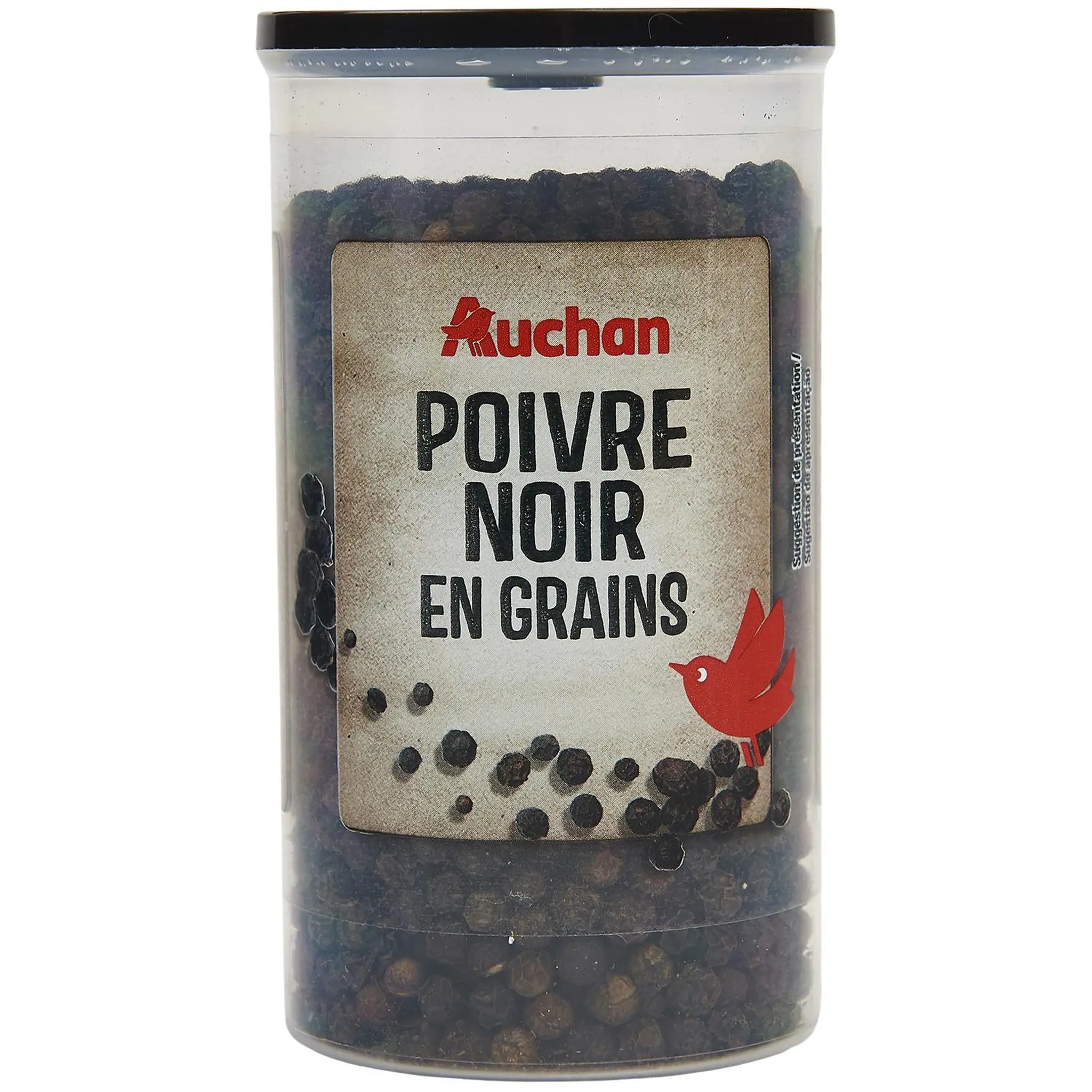 AUCHAN Grains de poivre noir