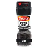 DUCROS Poivre noir en grains force 6 en moulin